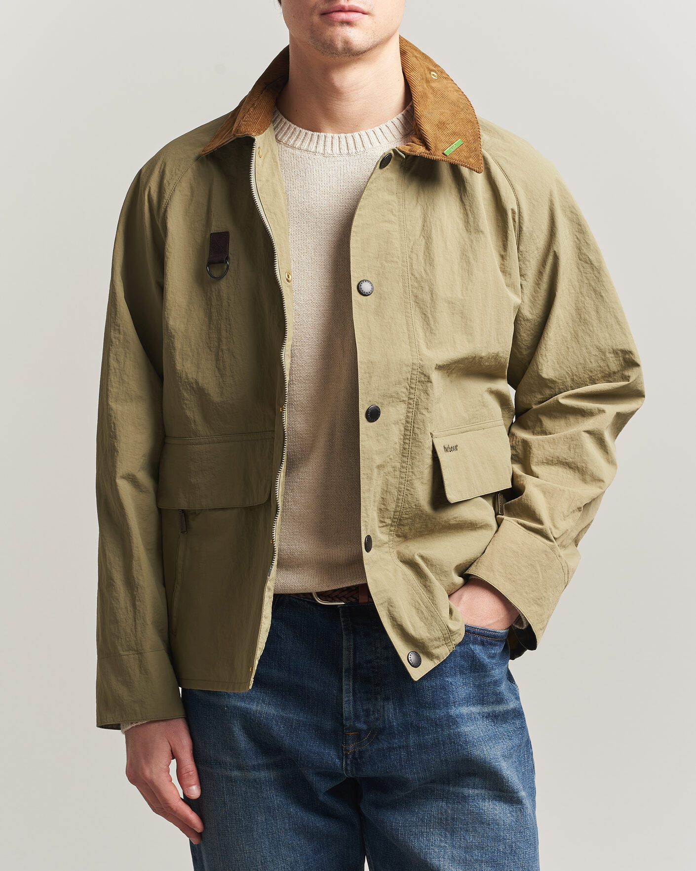 Herre | Jakker | Barbour Lifestyle | Icons Spey Jacket Bleached Olive