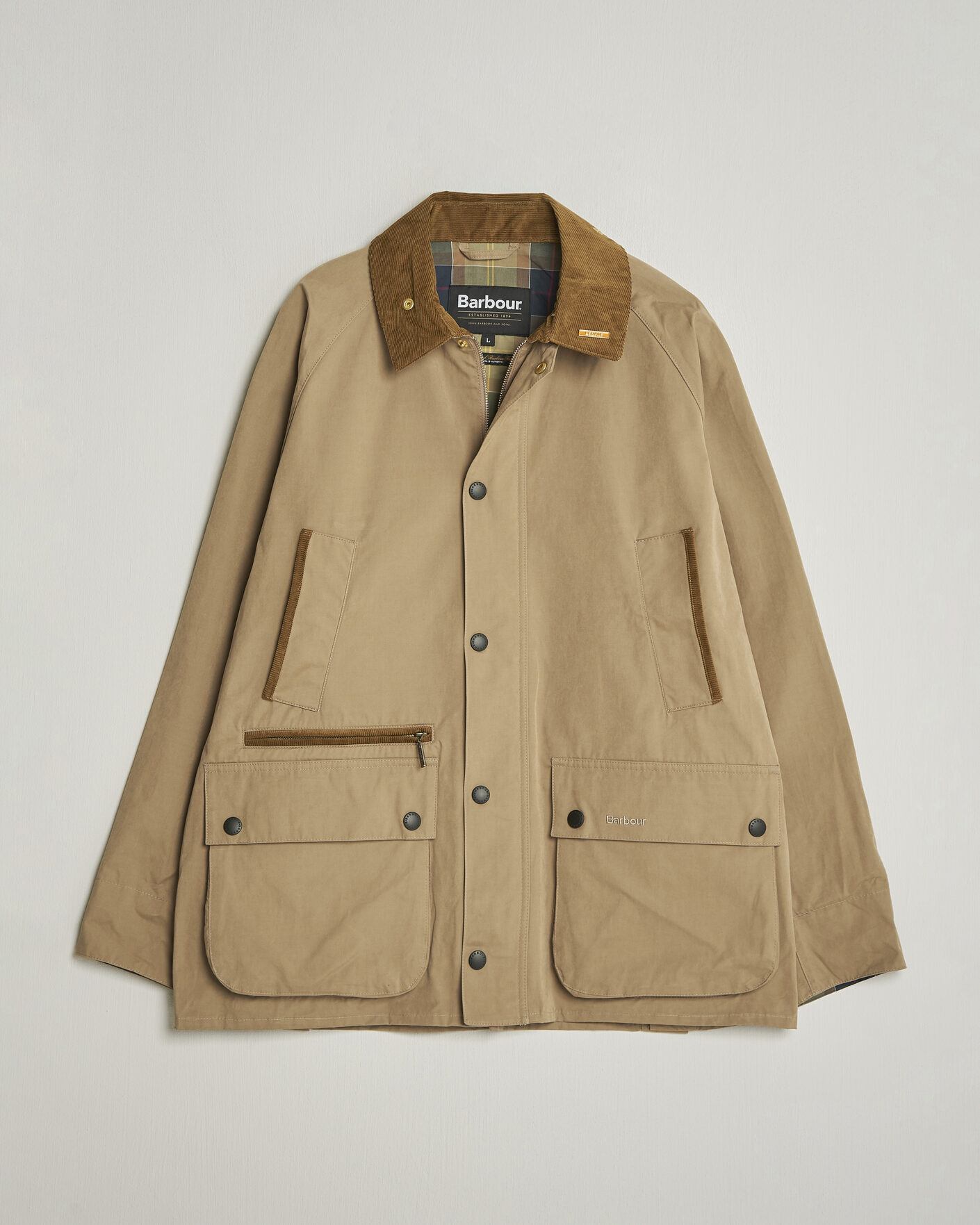 Herre | Jakker | Barbour Lifestyle | Icons Bedale Casual Jacket Military Brown