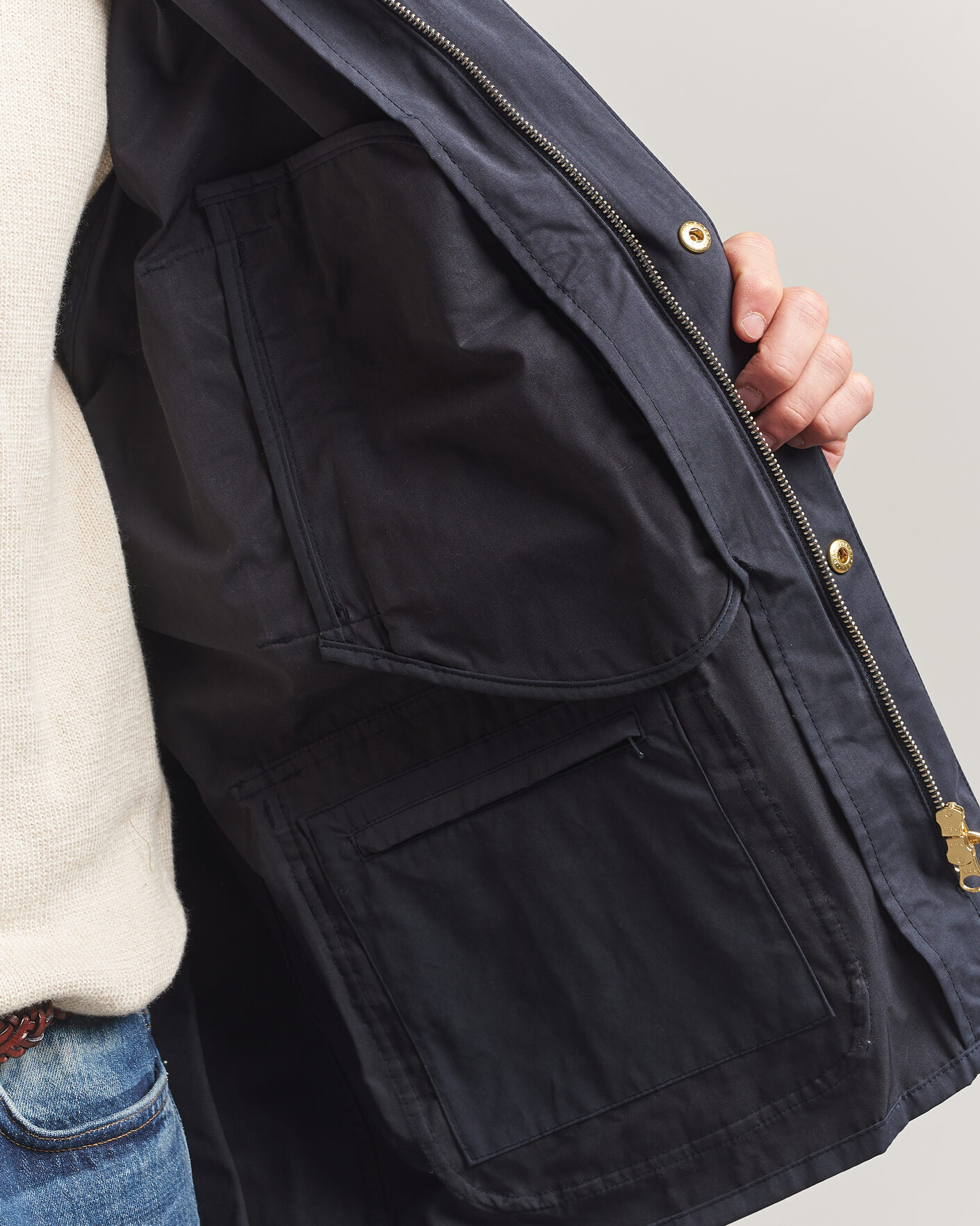 Herre | Jakker | Barbour Lifestyle | Icons Bedale Casual Jacket Navy