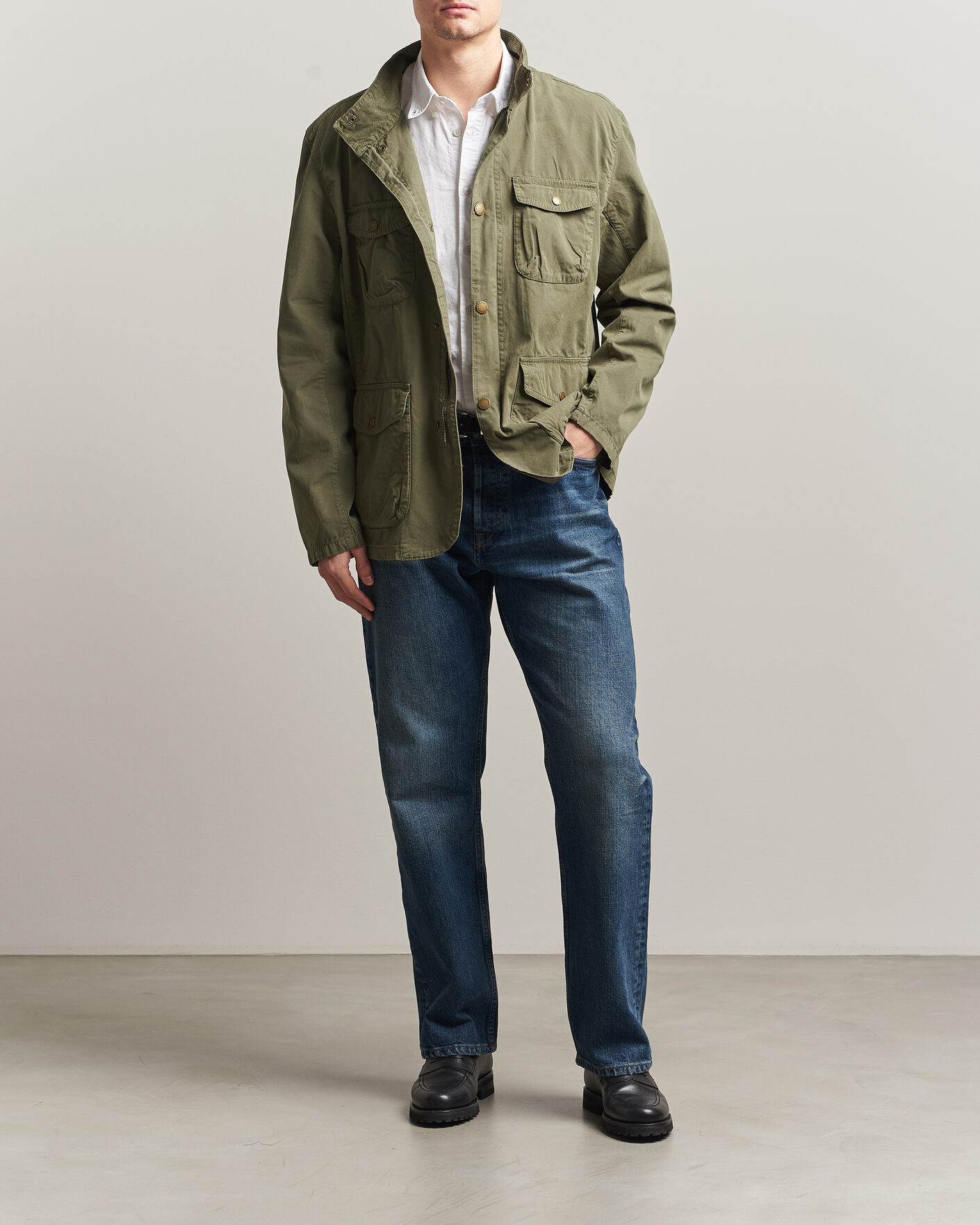 Herre | Jakker | Barbour Lifestyle | Ogston Casual Jacket Dusty Olive