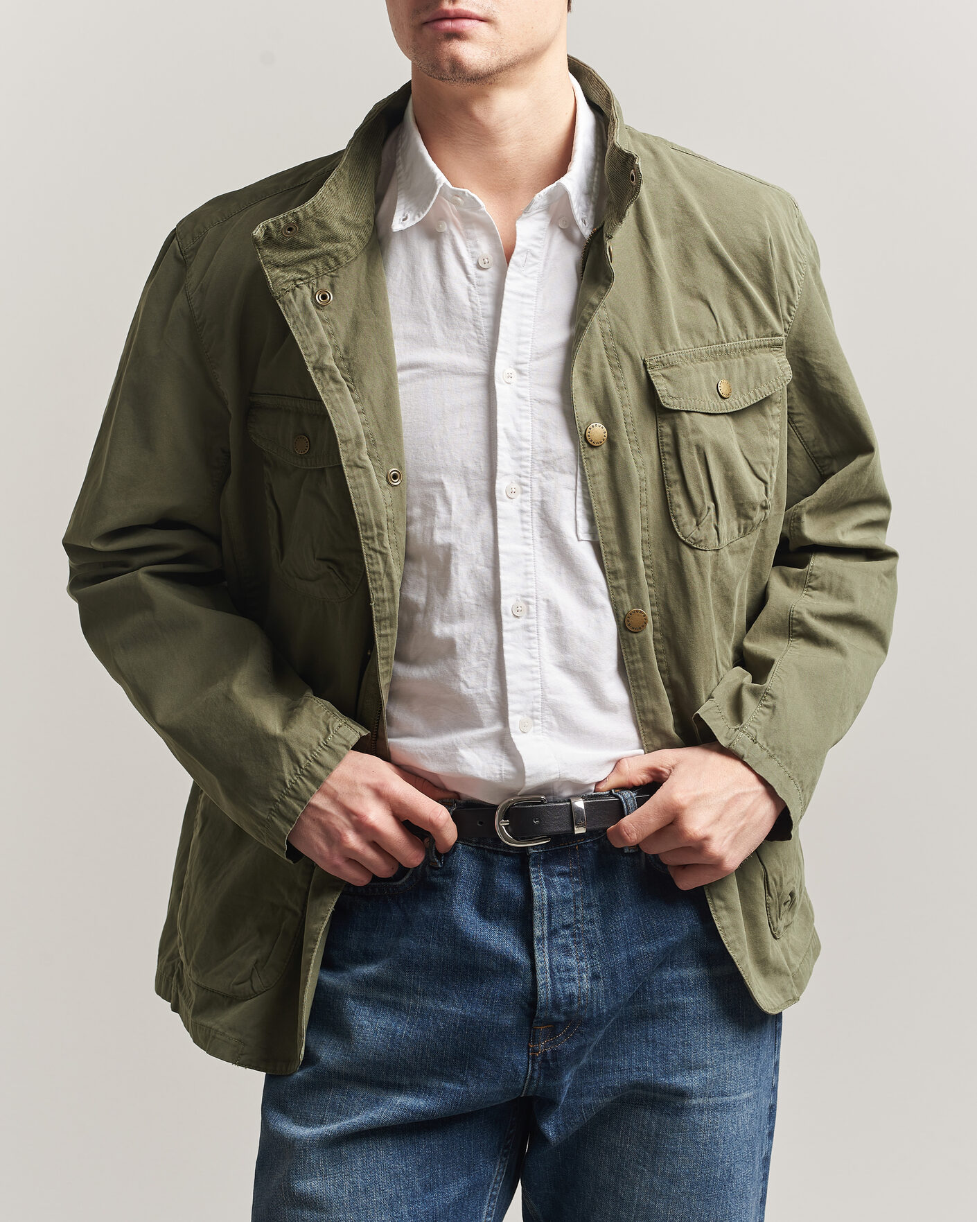 Herre | Jakker | Barbour Lifestyle | Ogston Casual Jacket Dusty Olive