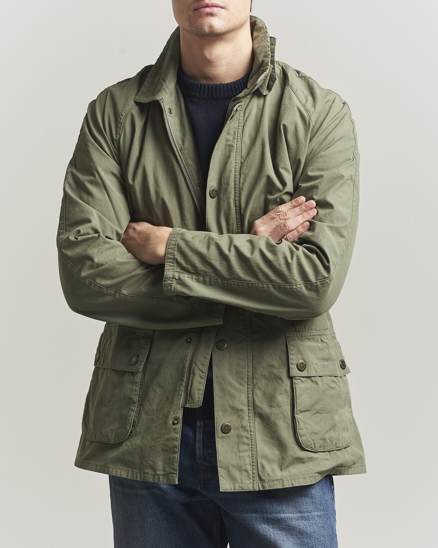 Herre | Jakker | Barbour Lifestyle | Ashby Casual Jacket Dusty Olive