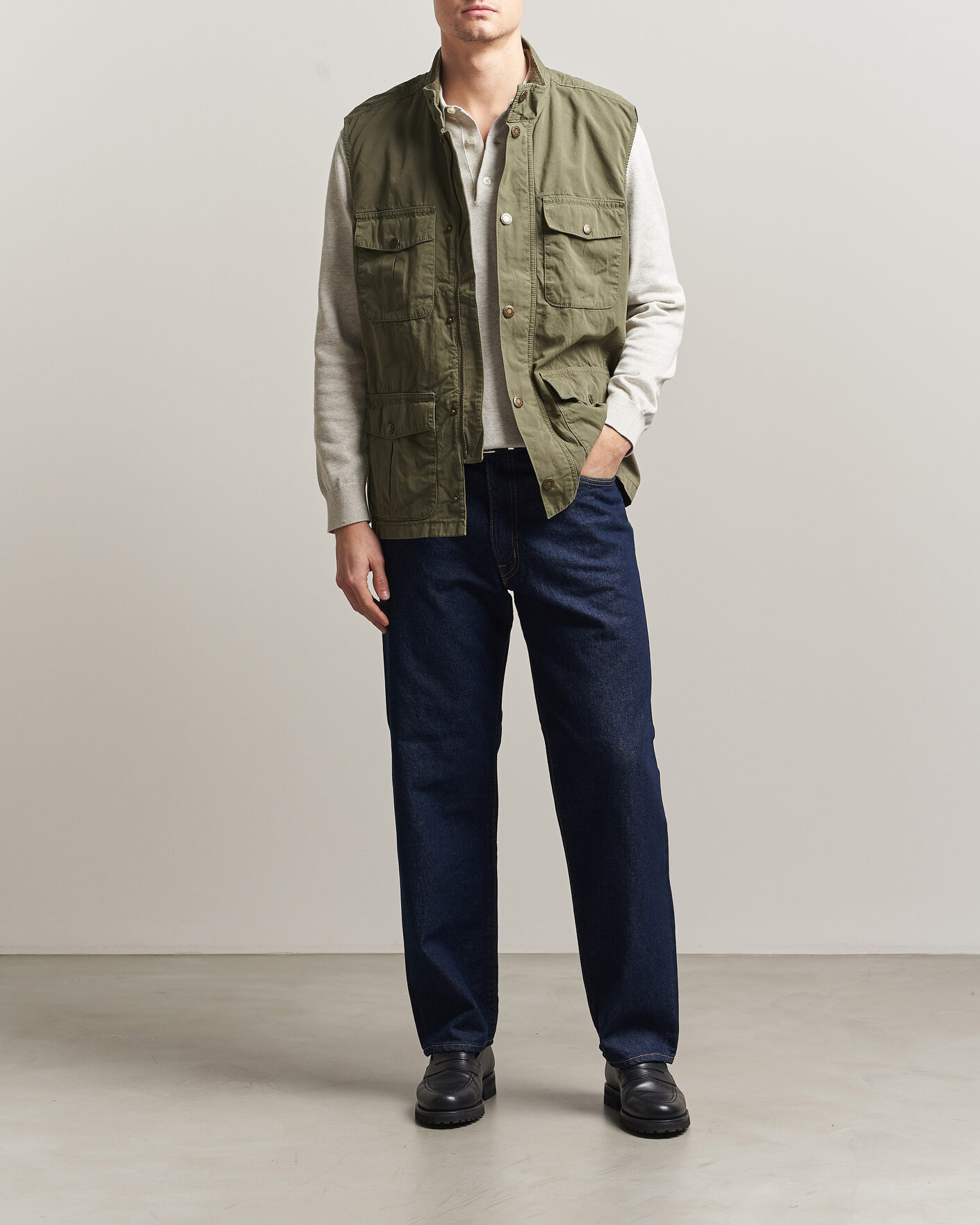 Herre | Veste | Barbour Lifestyle | Casual Corebrigde Gilet Dusty Olive