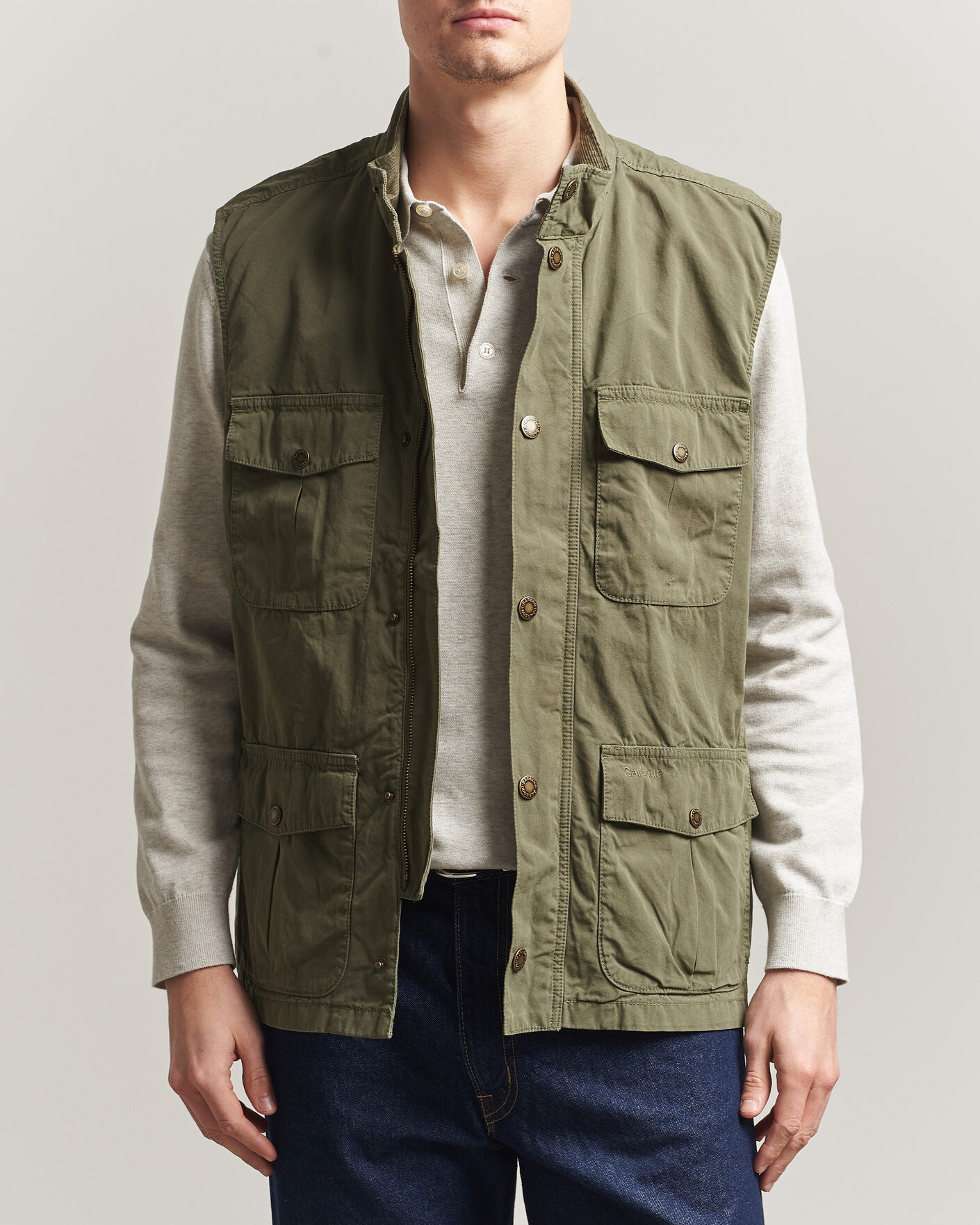 Herre | Veste | Barbour Lifestyle | Casual Corebrigde Gilet Dusty Olive