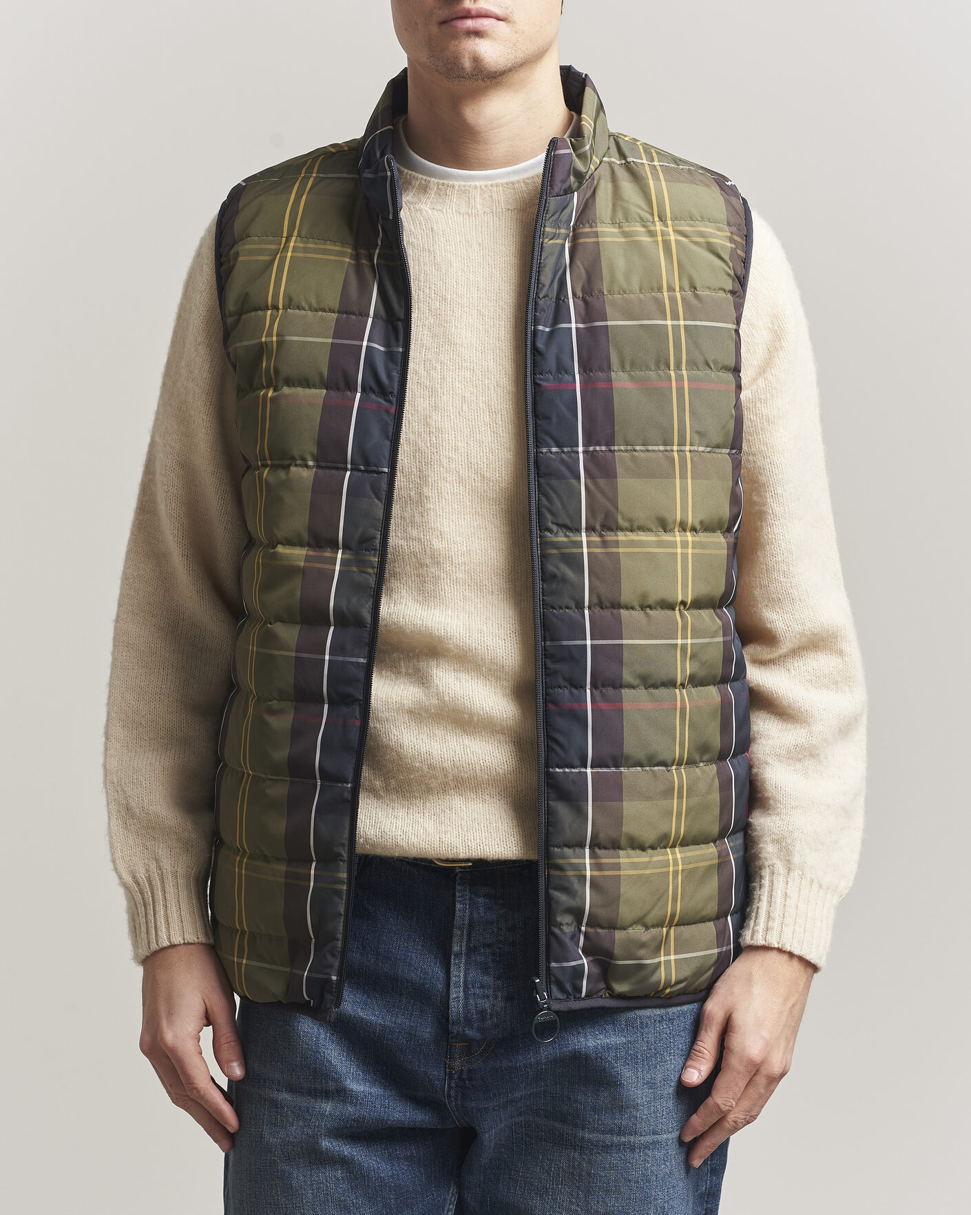 Herre | Veste | Barbour Lifestyle | Reversible Tartan Puffer Gilet Classic Tartan