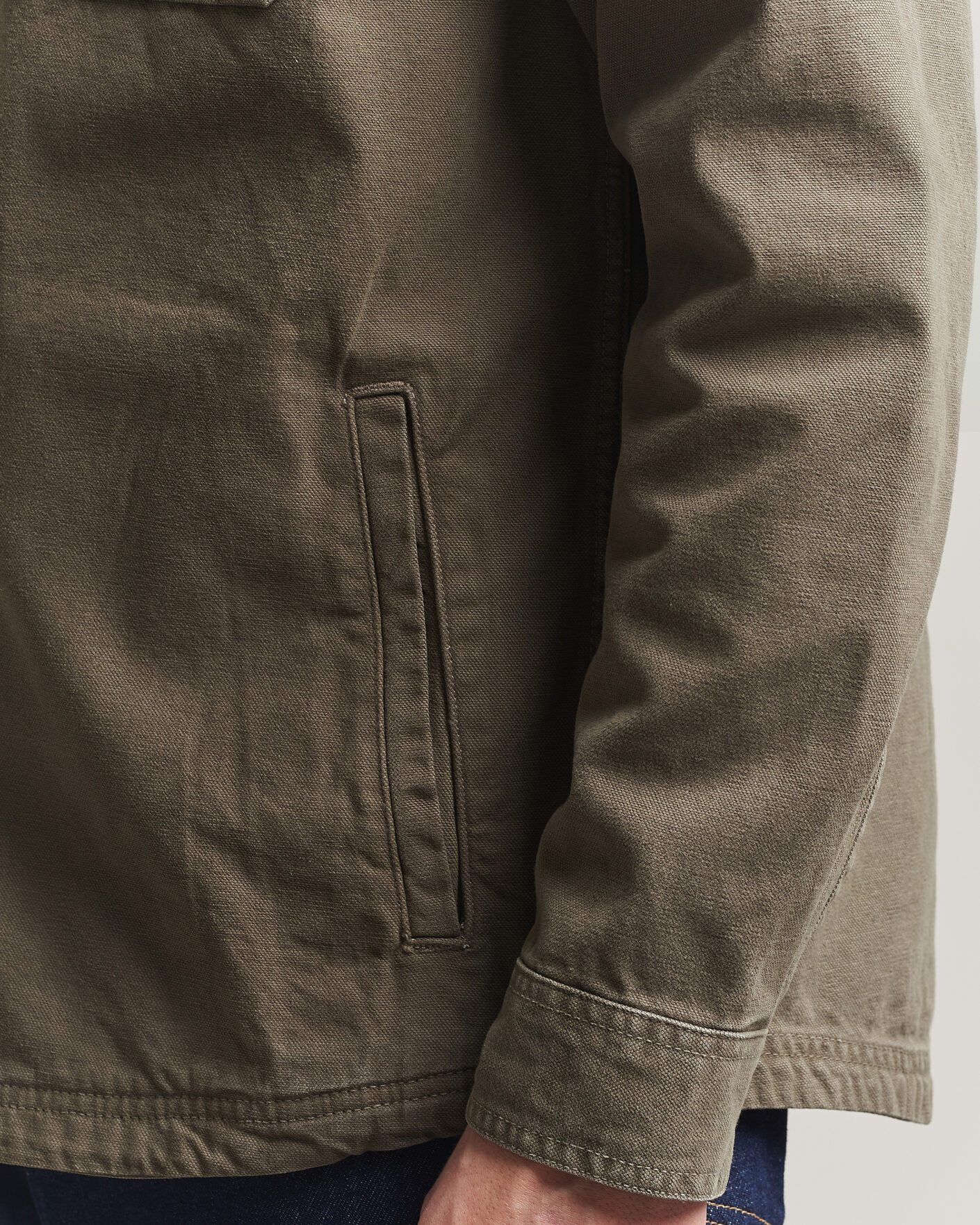 Herre | Skjorter | Barbour Lifestyle | Lingfield Canvas Overshirt Fern