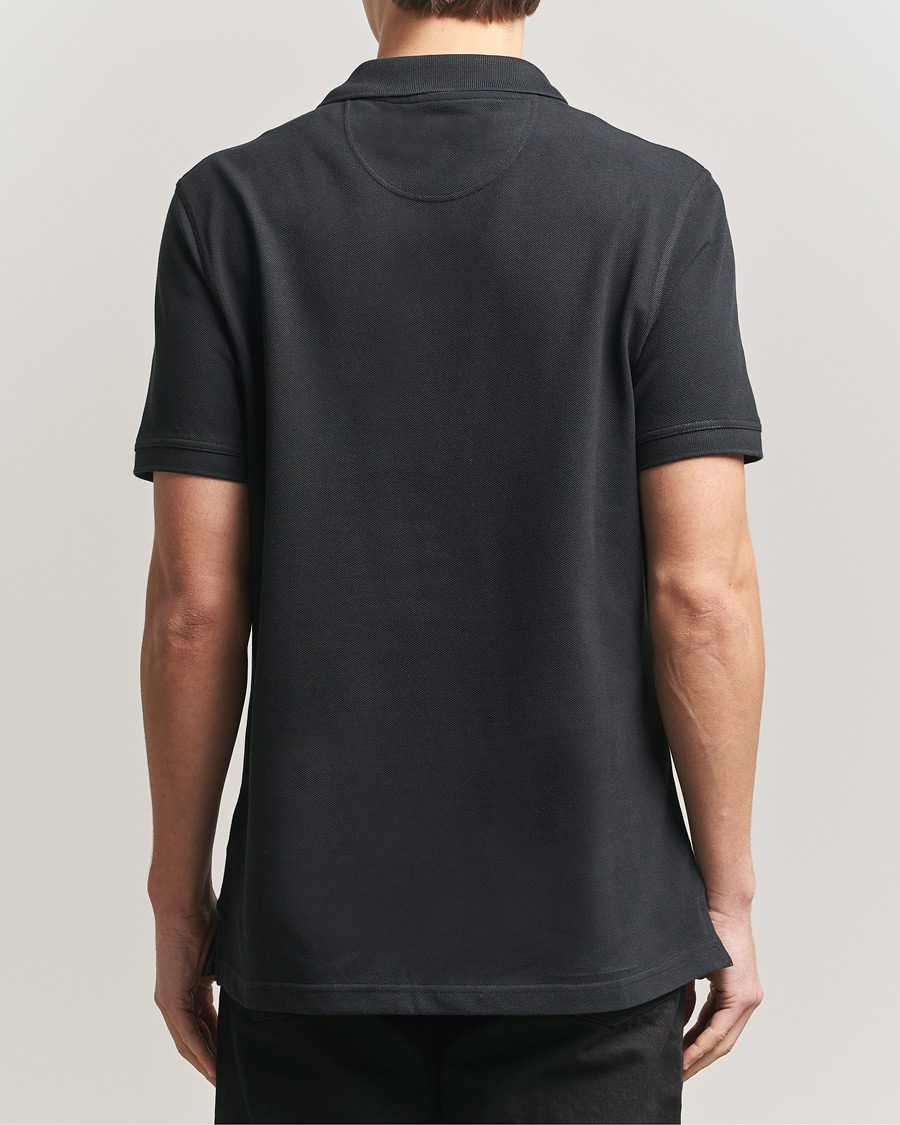 Herre | Polotrøjer | Barbour Lifestyle | Tartan Pique Polo Black Classic