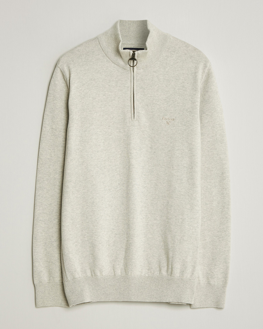 Herre | Trøjer | Barbour Lifestyle | Cotton Half Zip Neutral