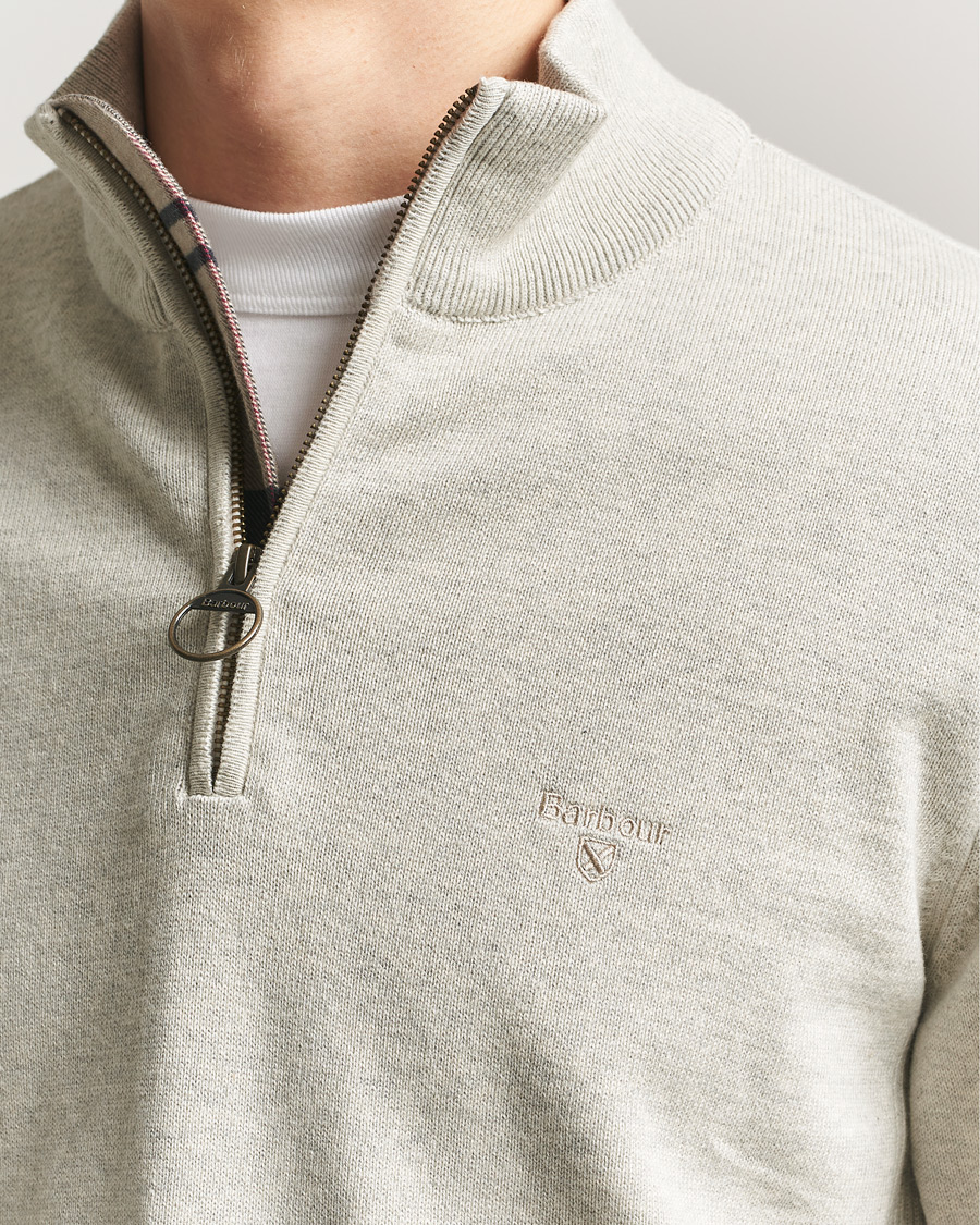 Herre | Trøjer | Barbour Lifestyle | Cotton Half Zip Neutral