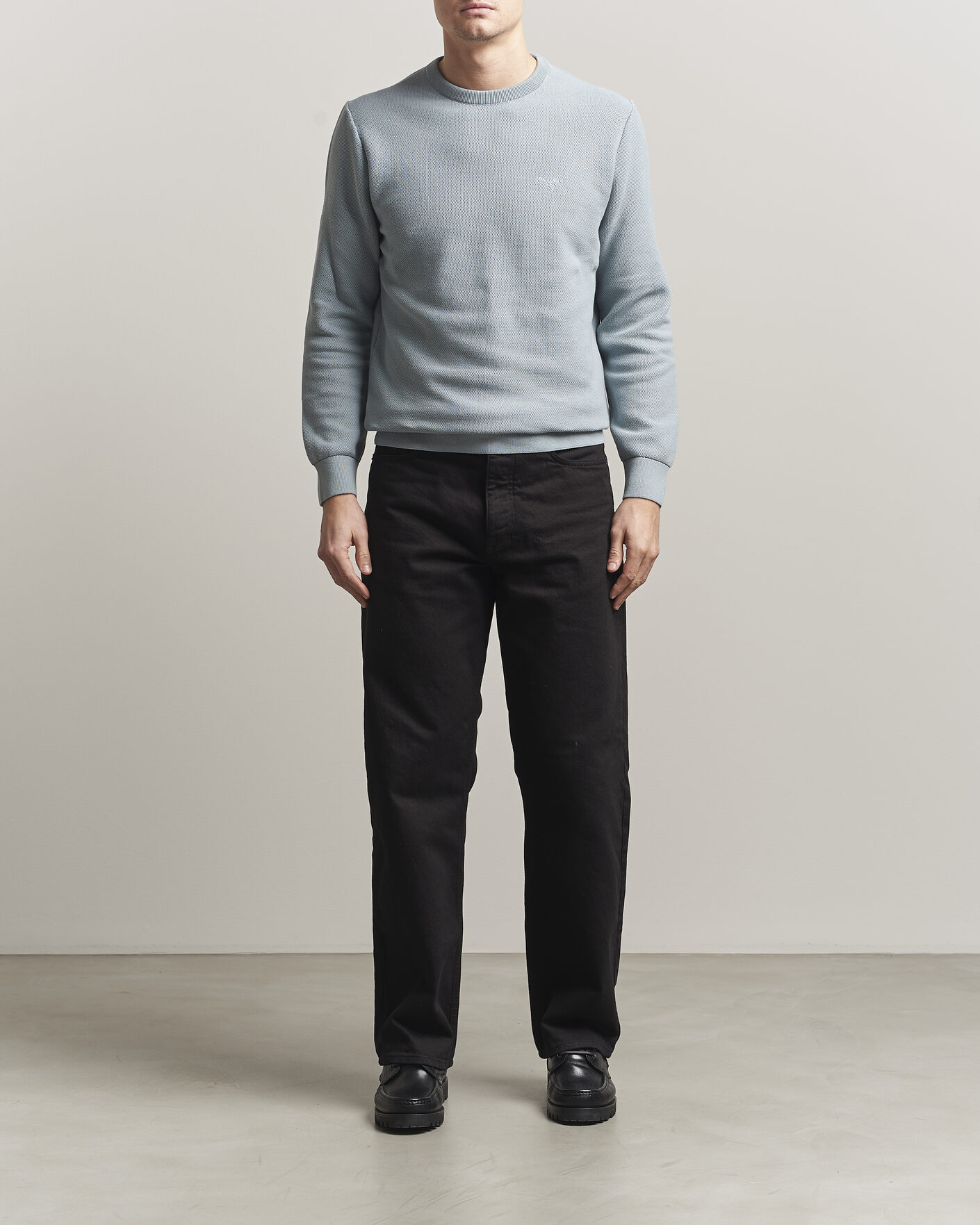 Herre | Trøjer | Barbour Lifestyle | Honeycomb Crew Neck Slate