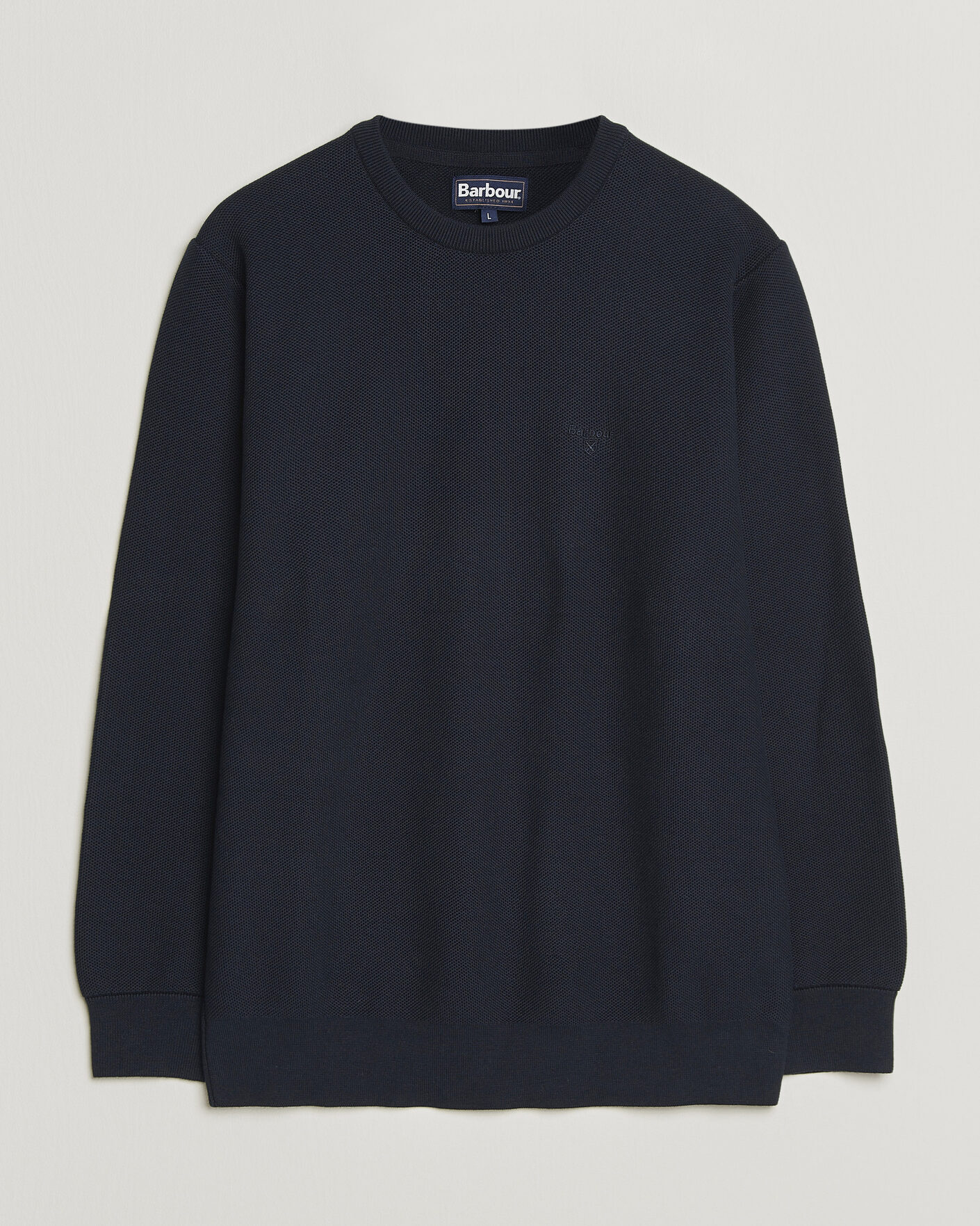 Herre | Trøjer | Barbour Lifestyle | Honeycomb Crew Neck Navy