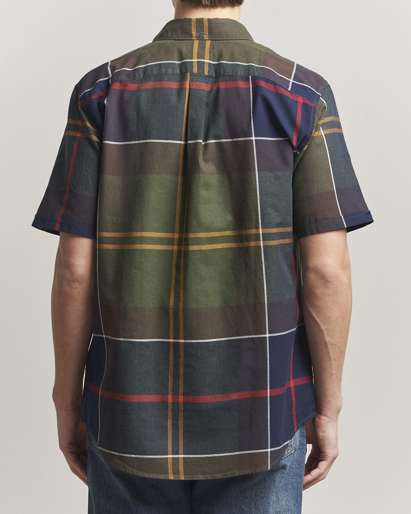 Herre | Skjorter | Barbour Lifestyle | Douglas Short Sleeve Tailored Shirt Classic Tartan