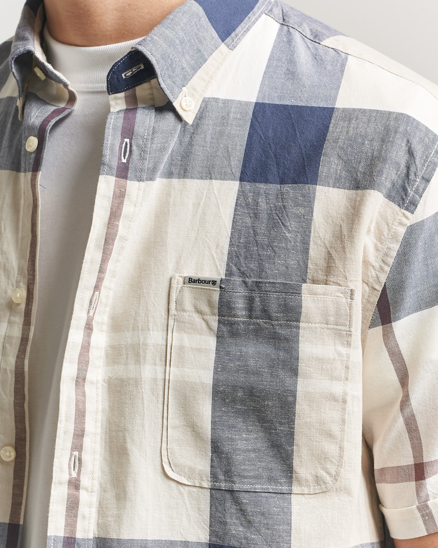Herre | Skjorter | Barbour Lifestyle | Douglas Short Sleeve Tailored Shirt Oban Mist Tartan