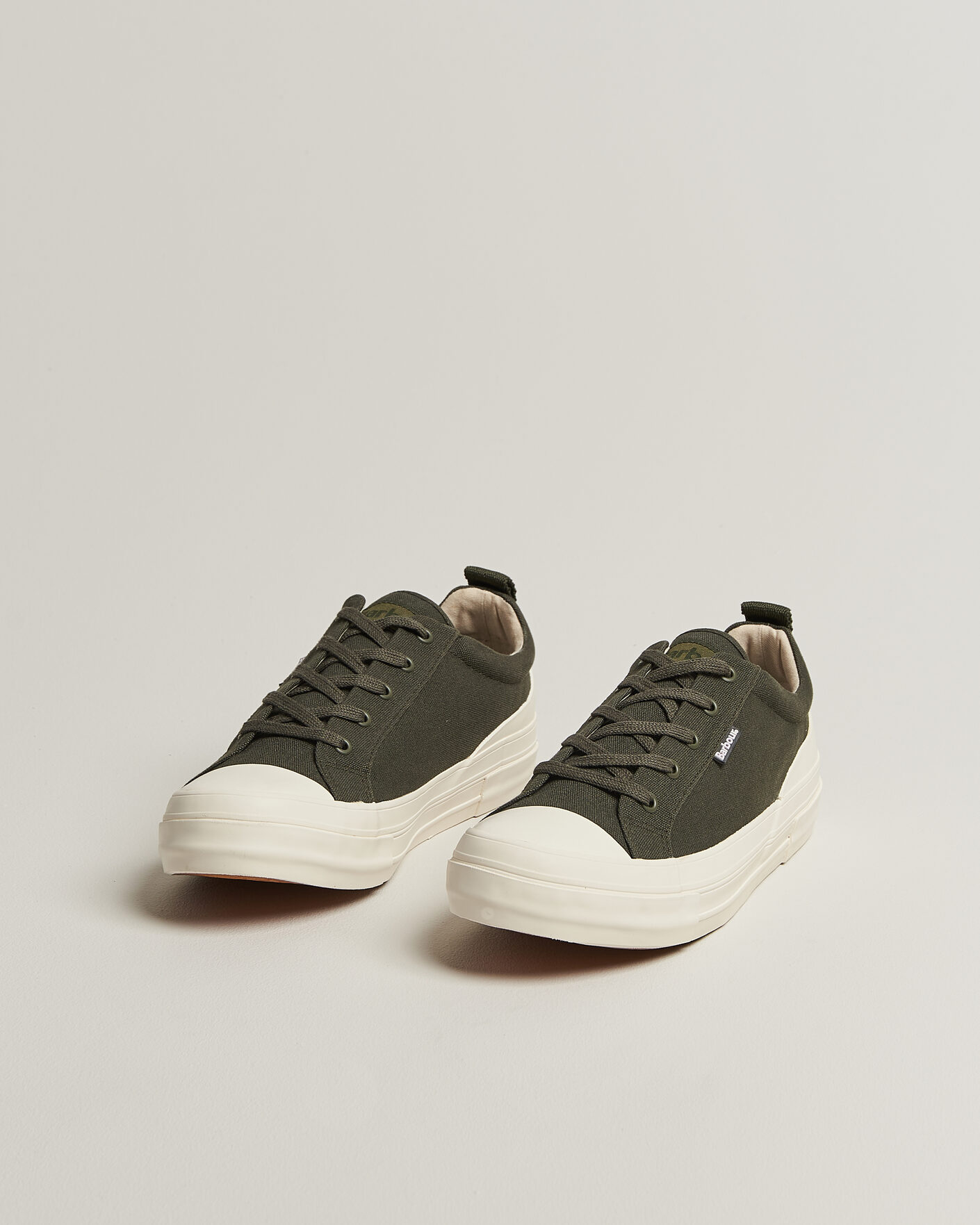 Herre | Sneakers | Barbour Lifestyle | Stanhope Canvas Sneakers Olive