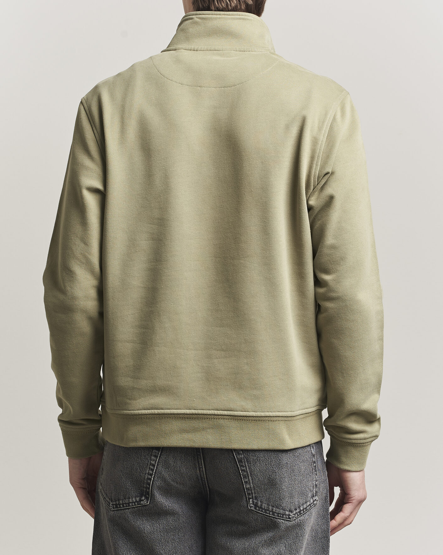 Herre | Trøjer | Belstaff | Signature Half Zip Sweatshirt Fatigue Green