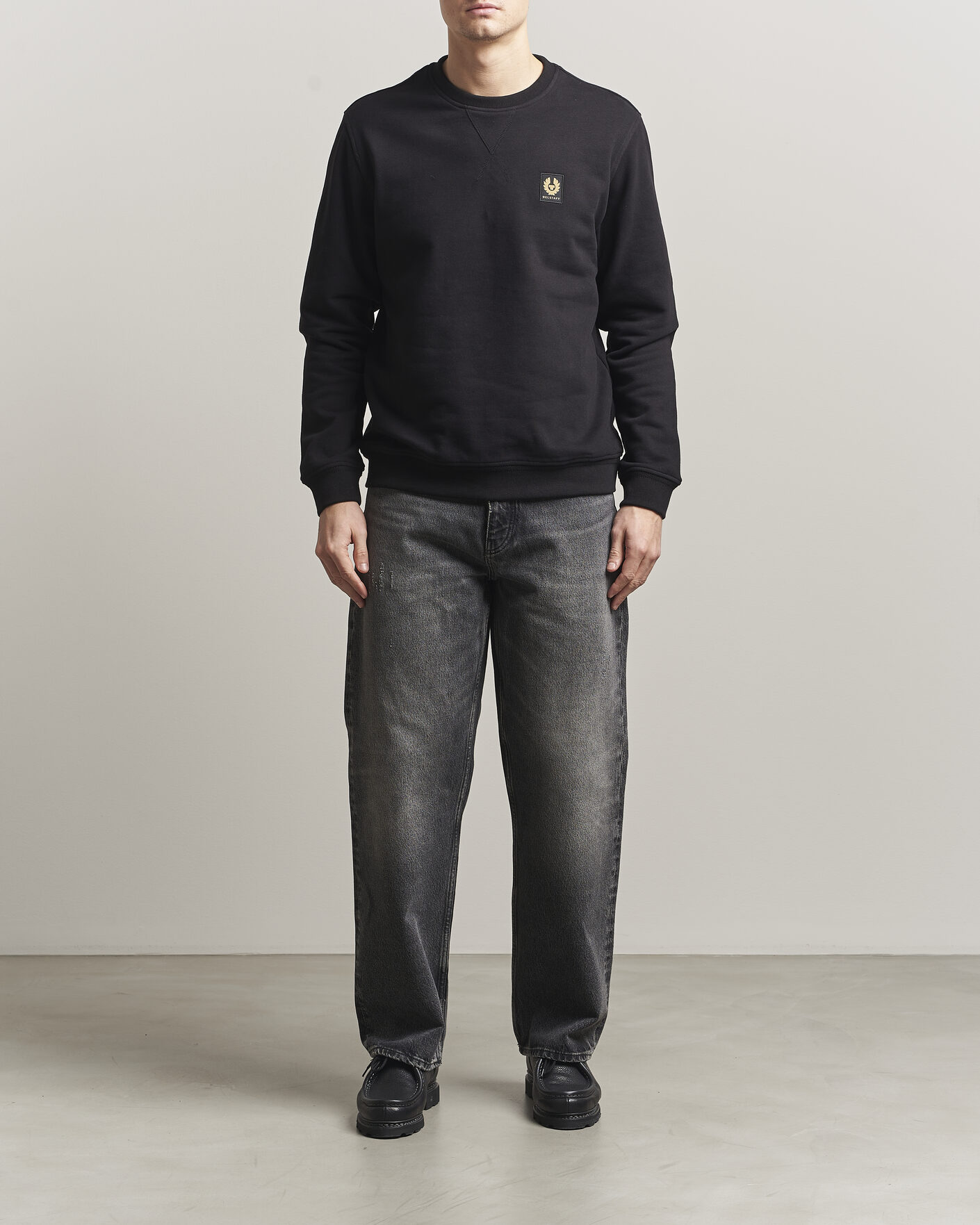 Herre | Trøjer | Belstaff | Signature Crew Neck Sweatshirt Black