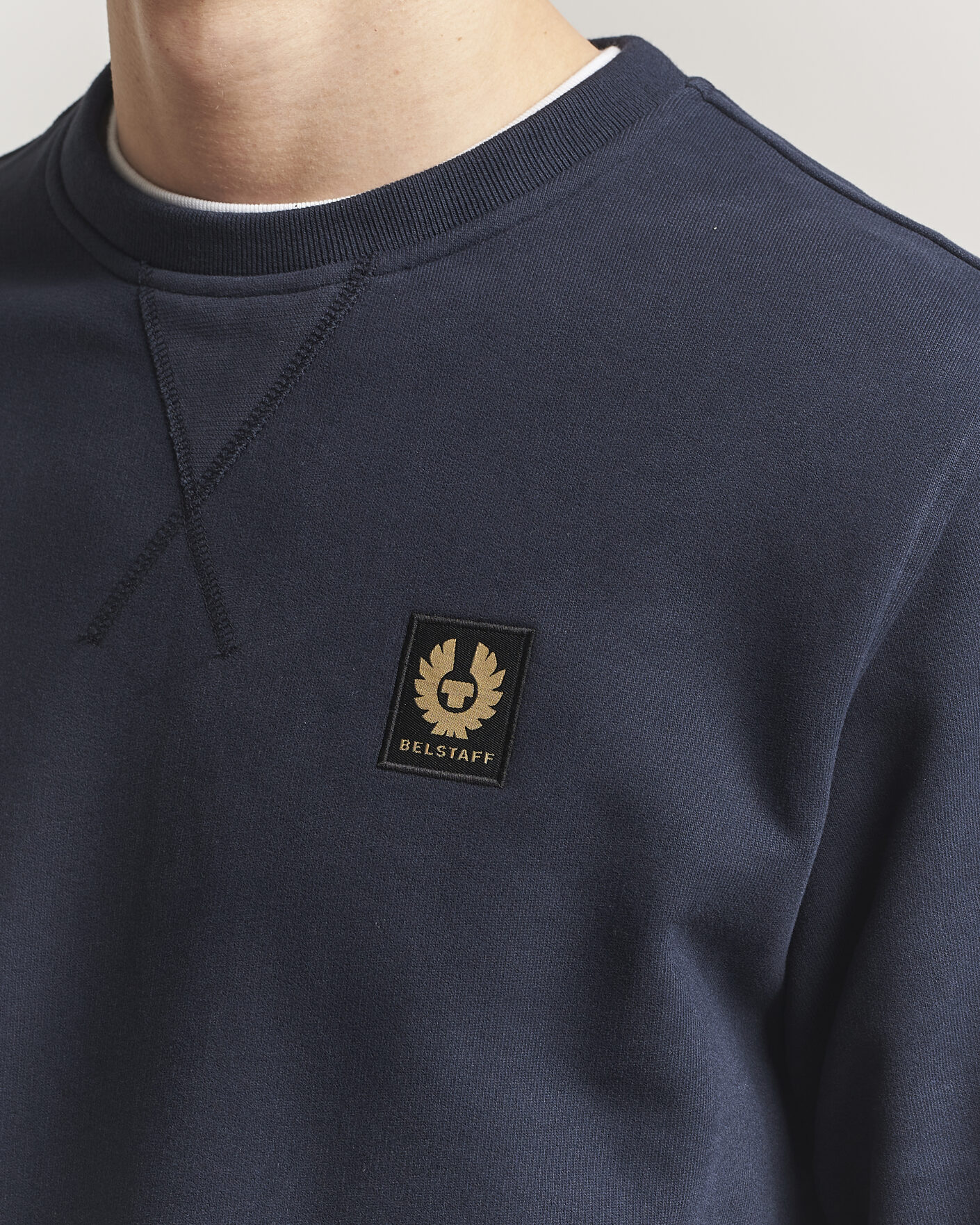 Herre | Trøjer | Belstaff | Signature Crew Neck Sweatshirt Dark Ink
