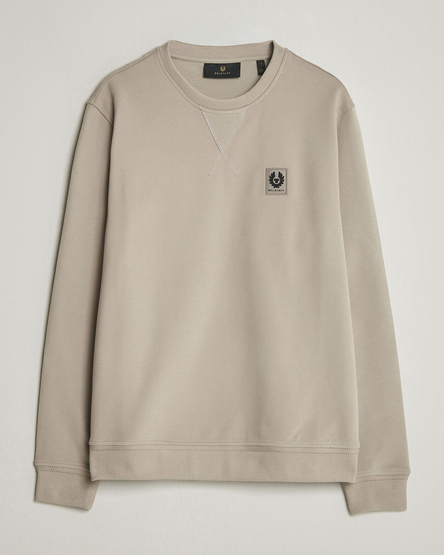 Herre | Trøjer | Belstaff | Signature Crew Neck Sweatshirt Dark Sand