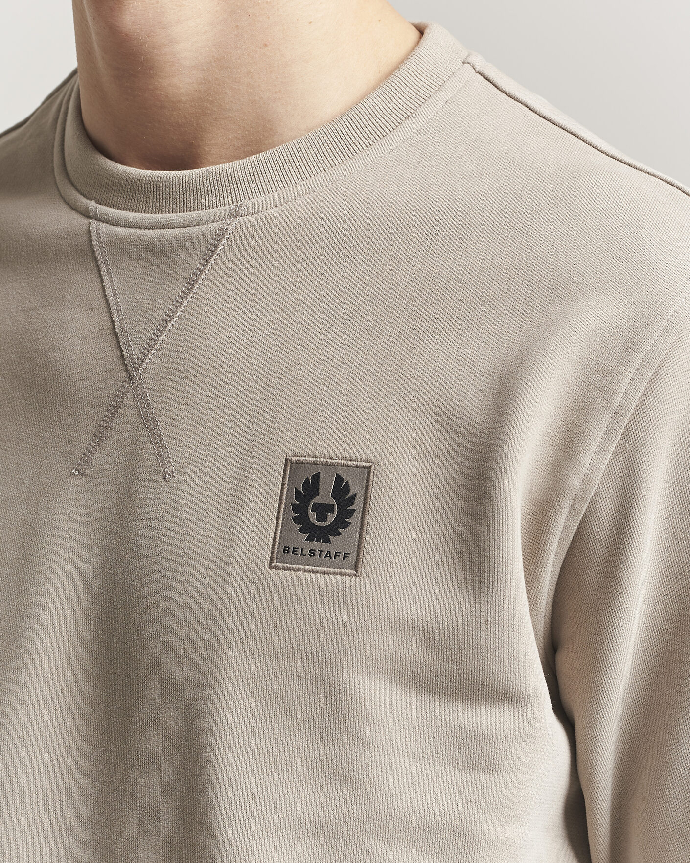 Herre | Trøjer | Belstaff | Signature Crew Neck Sweatshirt Dark Sand