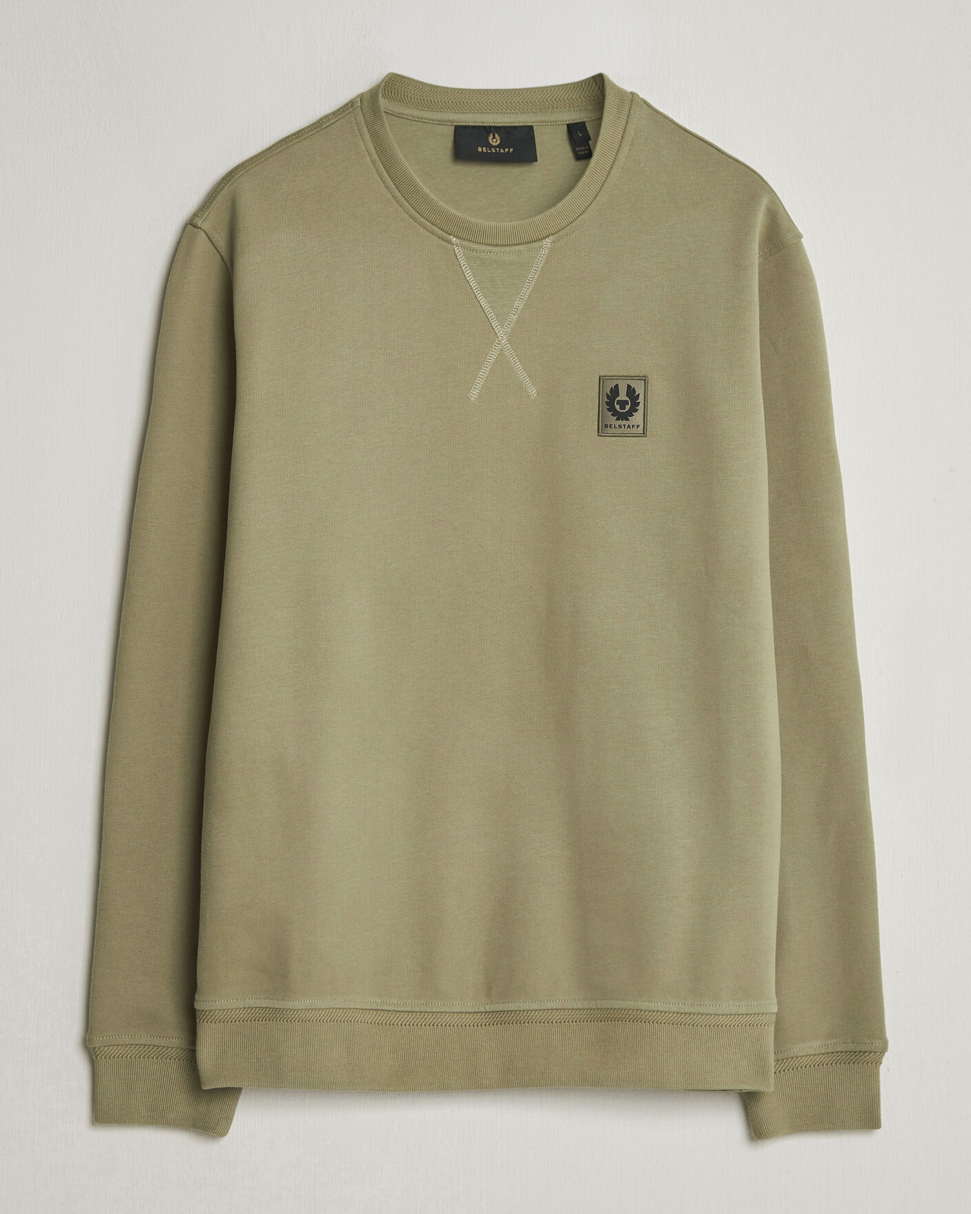 Herre | Trøjer | Belstaff | Signature Crew Neck Sweatshirt Fatigue Green