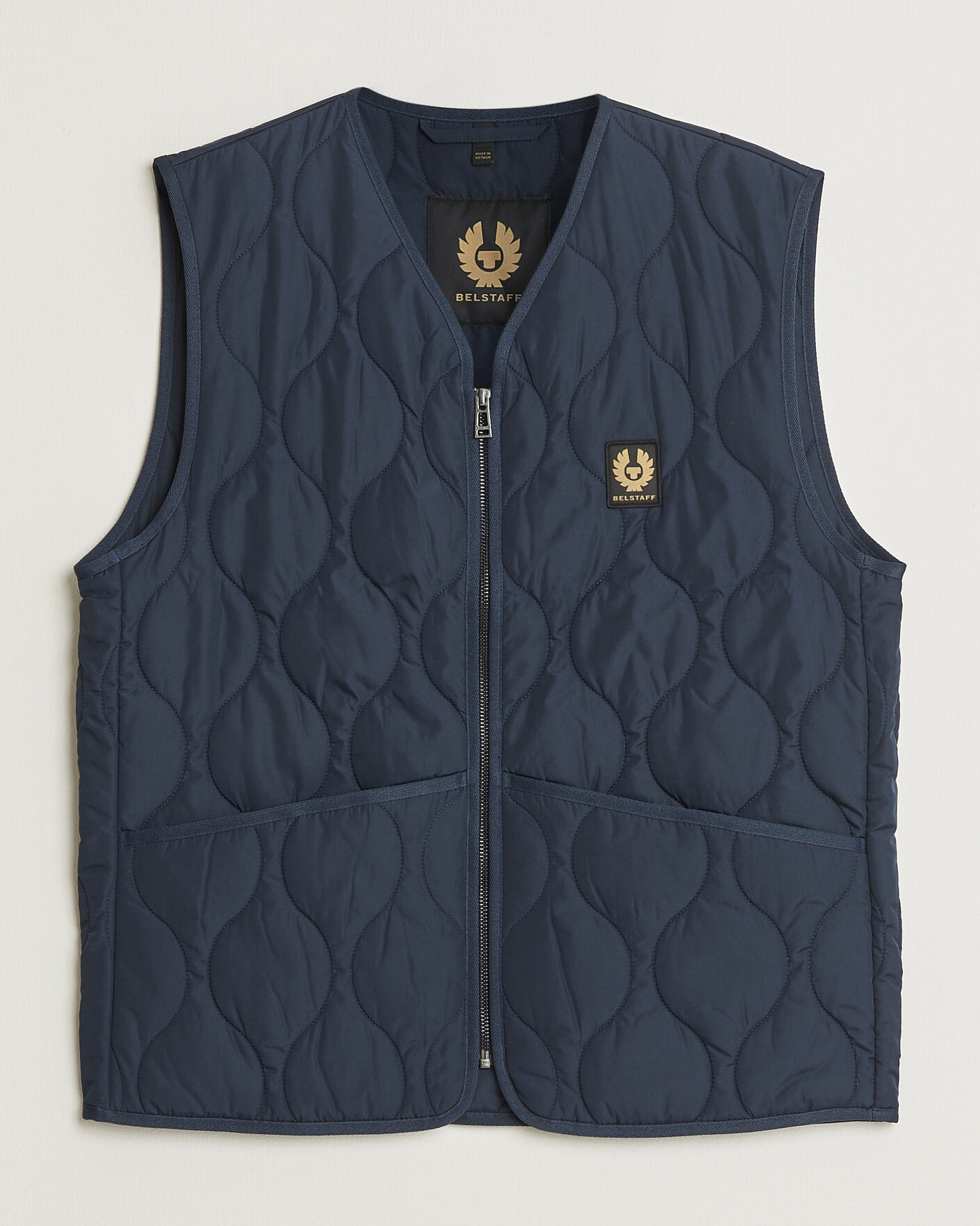 Herre | Veste | Belstaff | Base Gilet Dark Ink