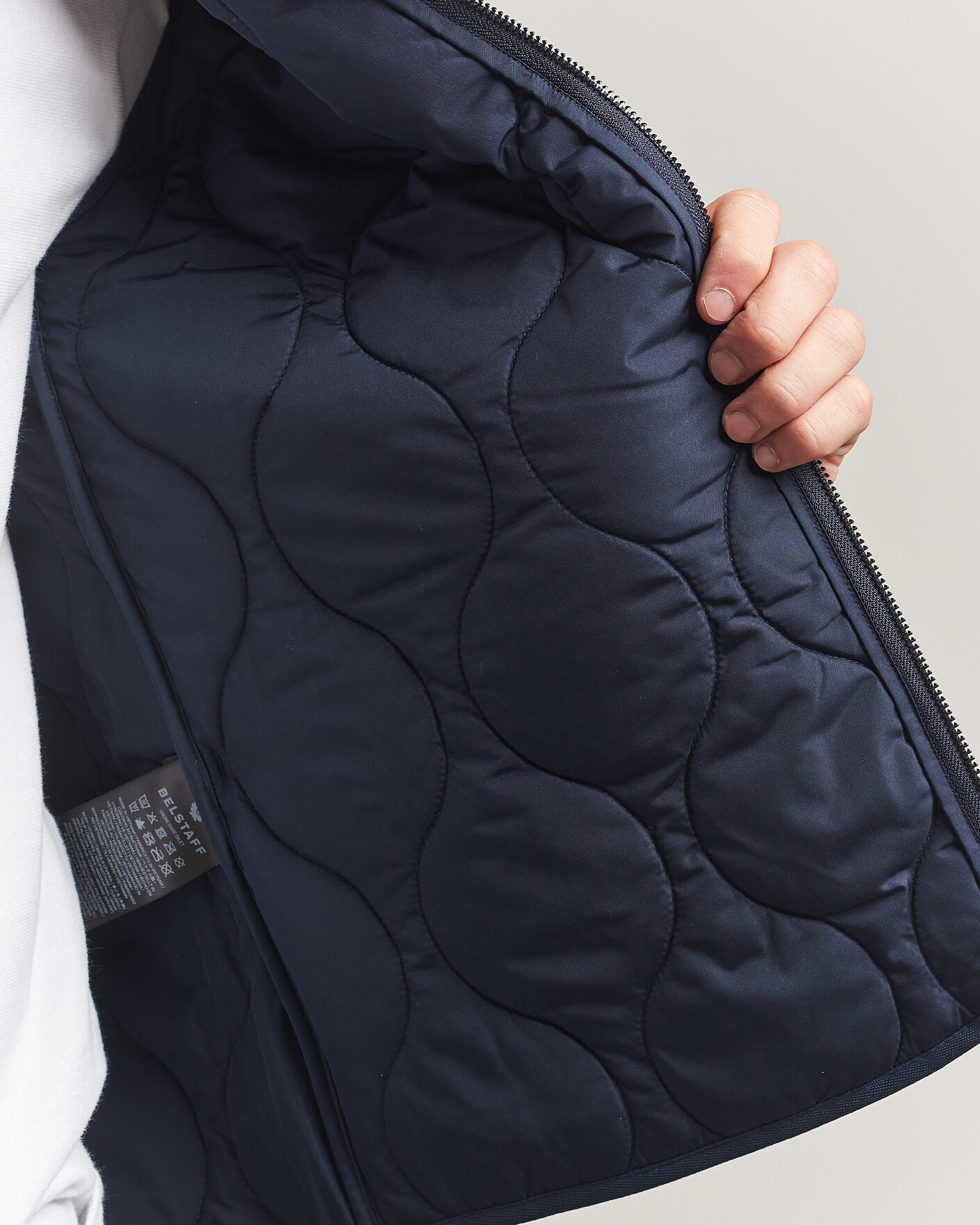 Herre | Veste | Belstaff | Base Gilet Dark Ink