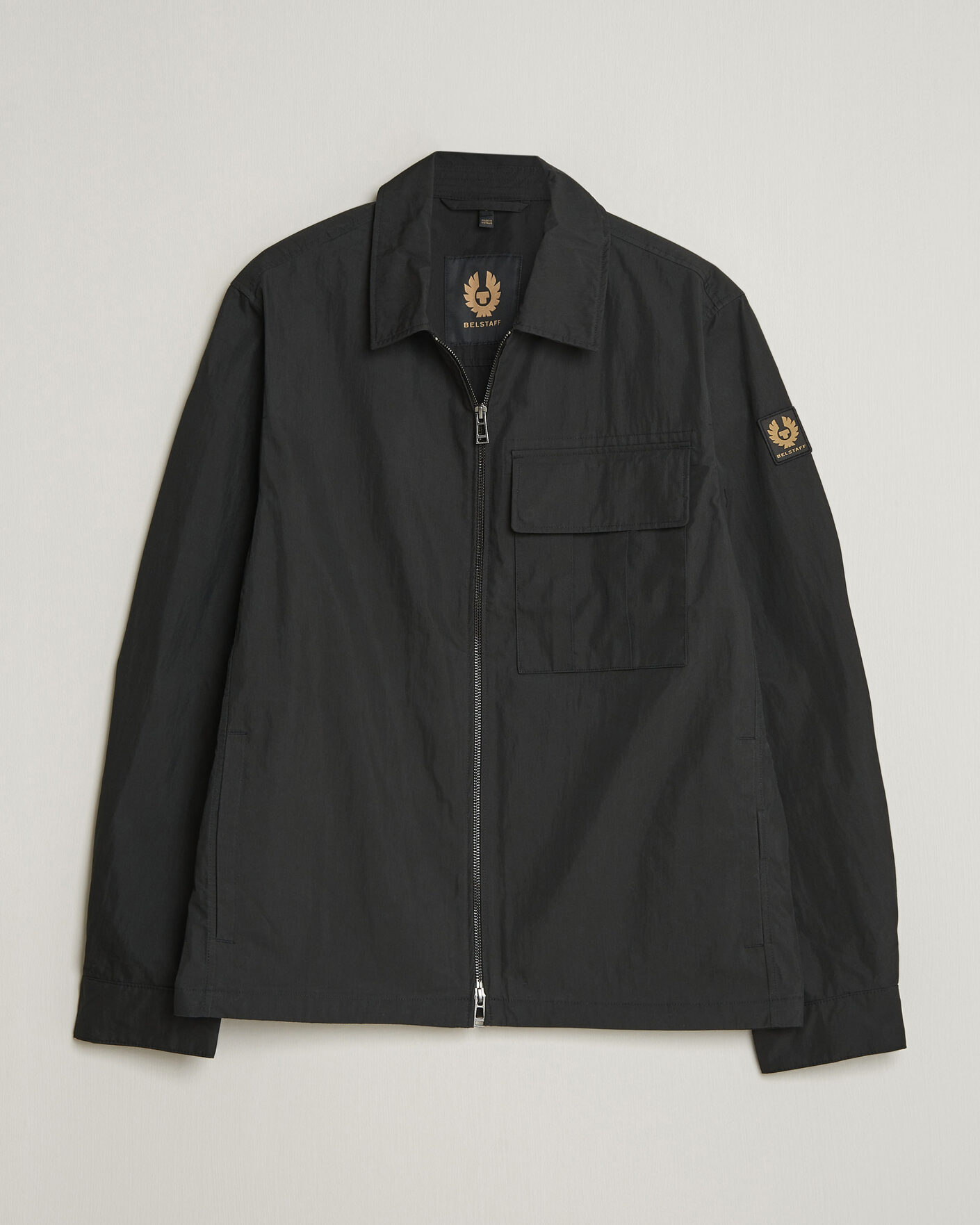 Herre | Skjorter | Belstaff | Cargo Overshirt Black