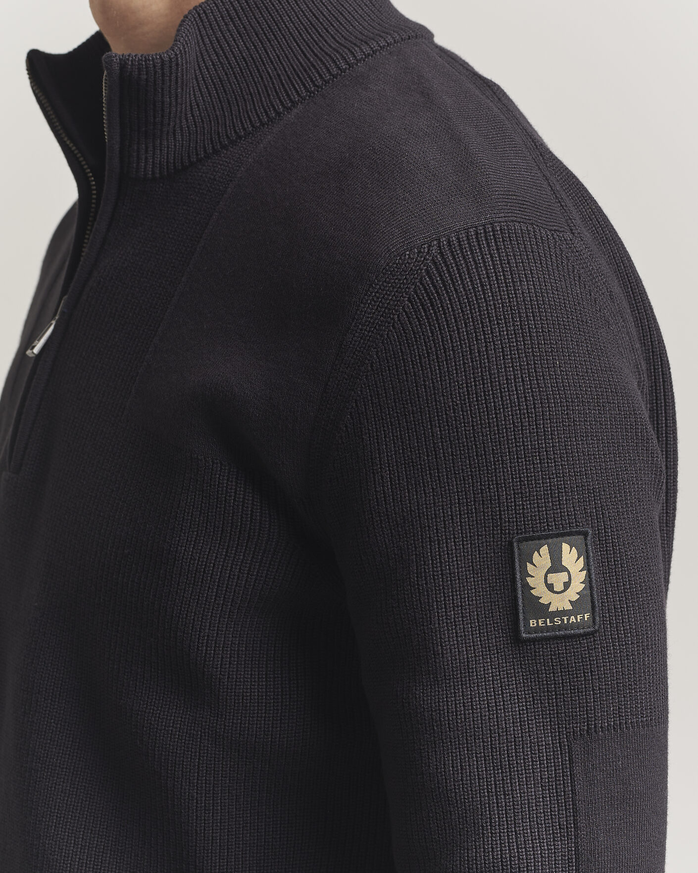 Herre | Trøjer | Belstaff | Commander Half Zip Black