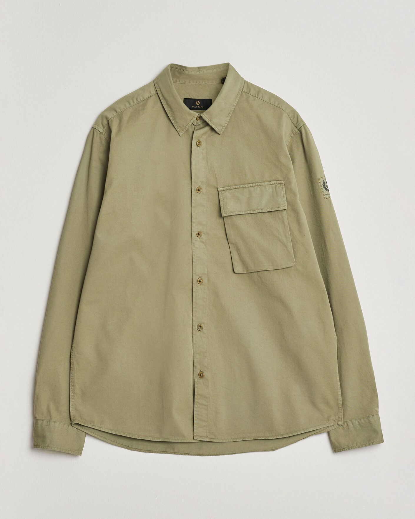 Herre | Skjorter | Belstaff | Scale Pocket Shirt Fatigue Green