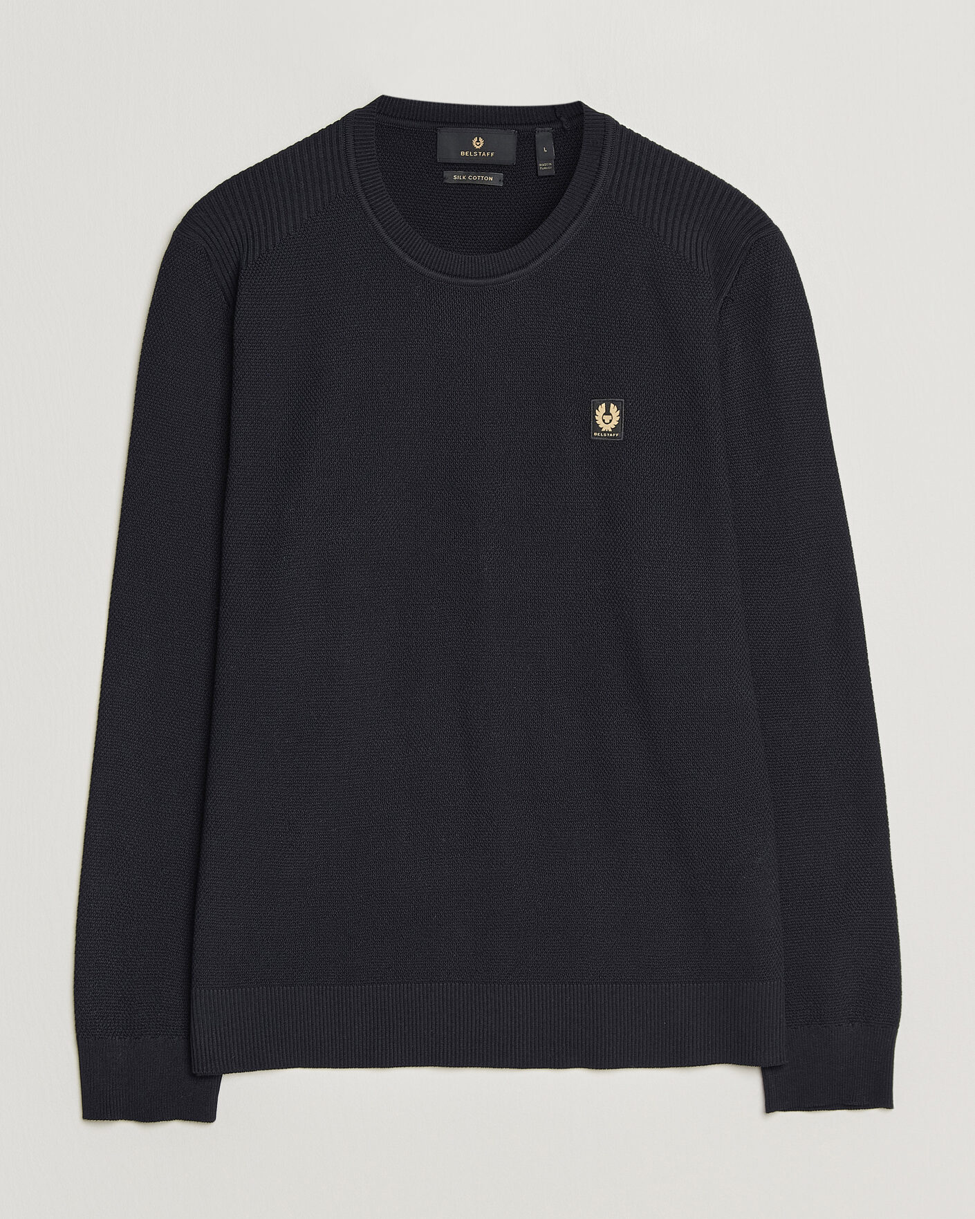Herre | Trøjer | Belstaff | Coast Knitted Crew Neck Dark Ink