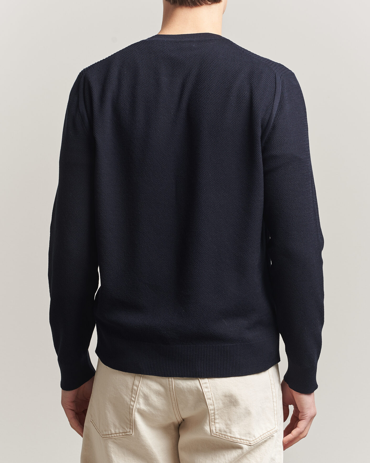 Herre | Trøjer | Belstaff | Coast Knitted Crew Neck Dark Ink