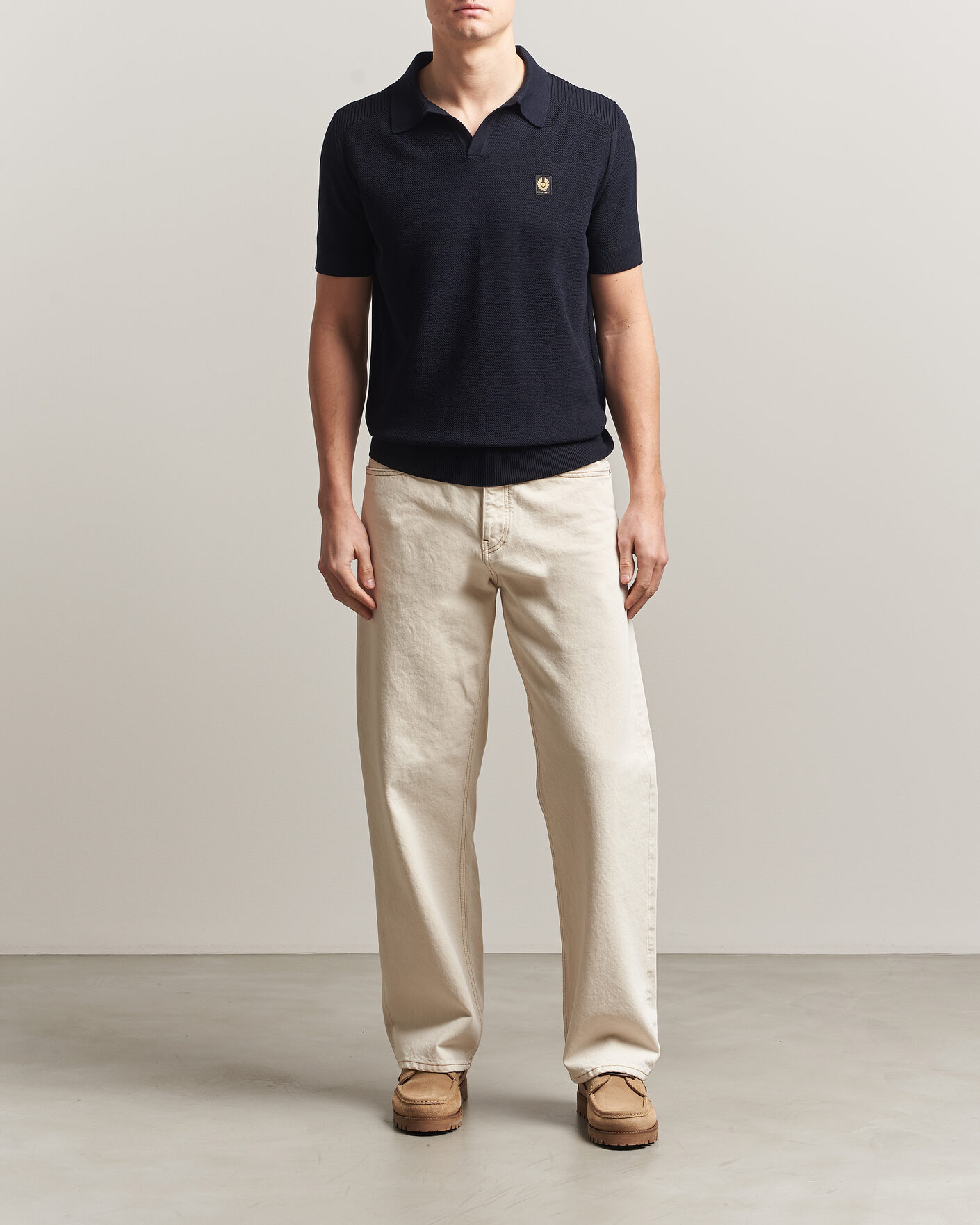 Herre | Polotrøjer | Belstaff | Coast Knitted Polo Dark Ink