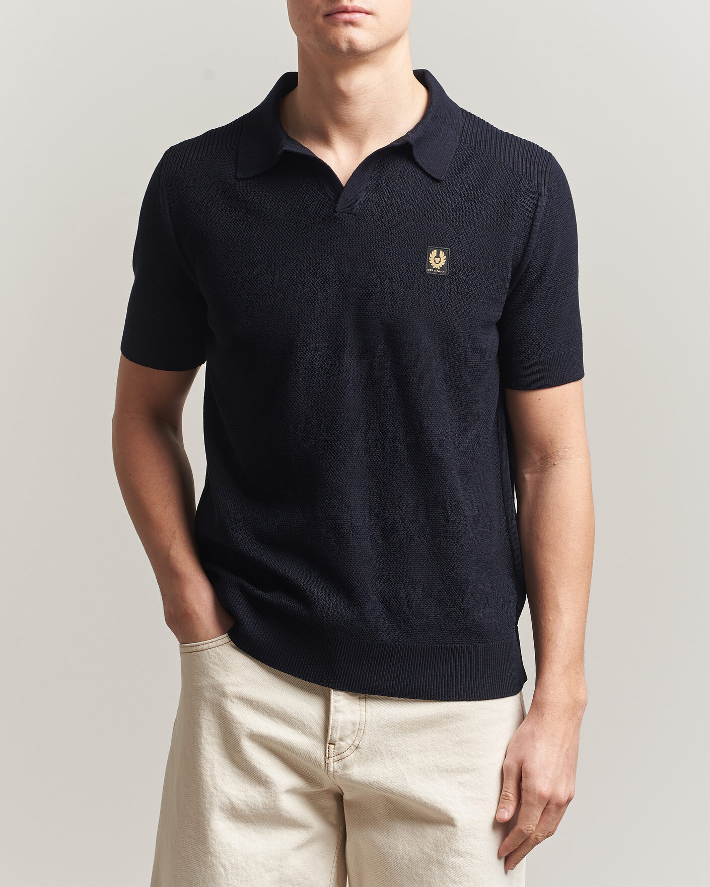 Herre | Polotrøjer | Belstaff | Coast Knitted Polo Dark Ink