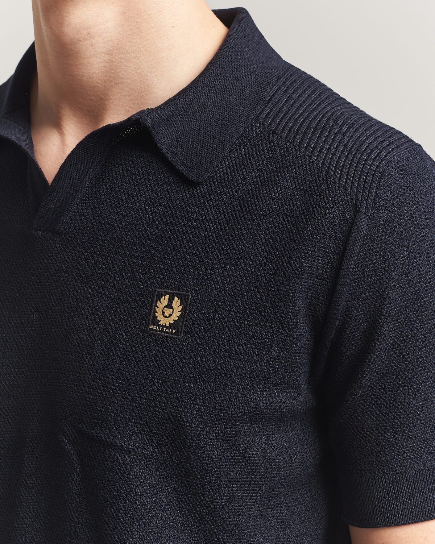 Herre | Polotrøjer | Belstaff | Coast Knitted Polo Dark Ink