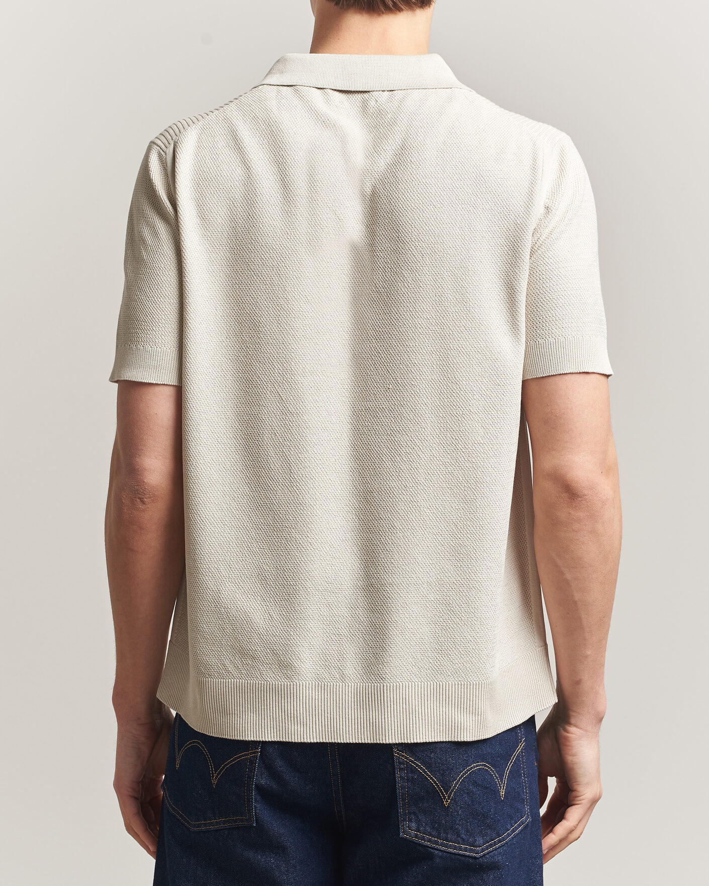Herre | Polotrøjer | Belstaff | Coast Knitted Polo Silver Birch