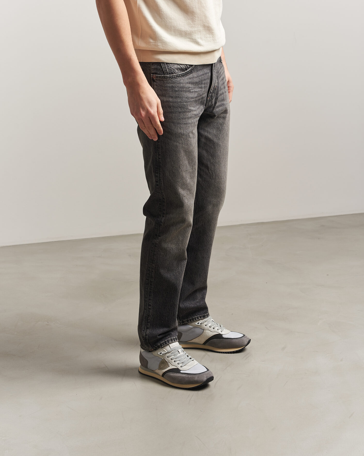 Herre | Sneakers | Philippe Model | BLVille Low Running Sneaker Grey