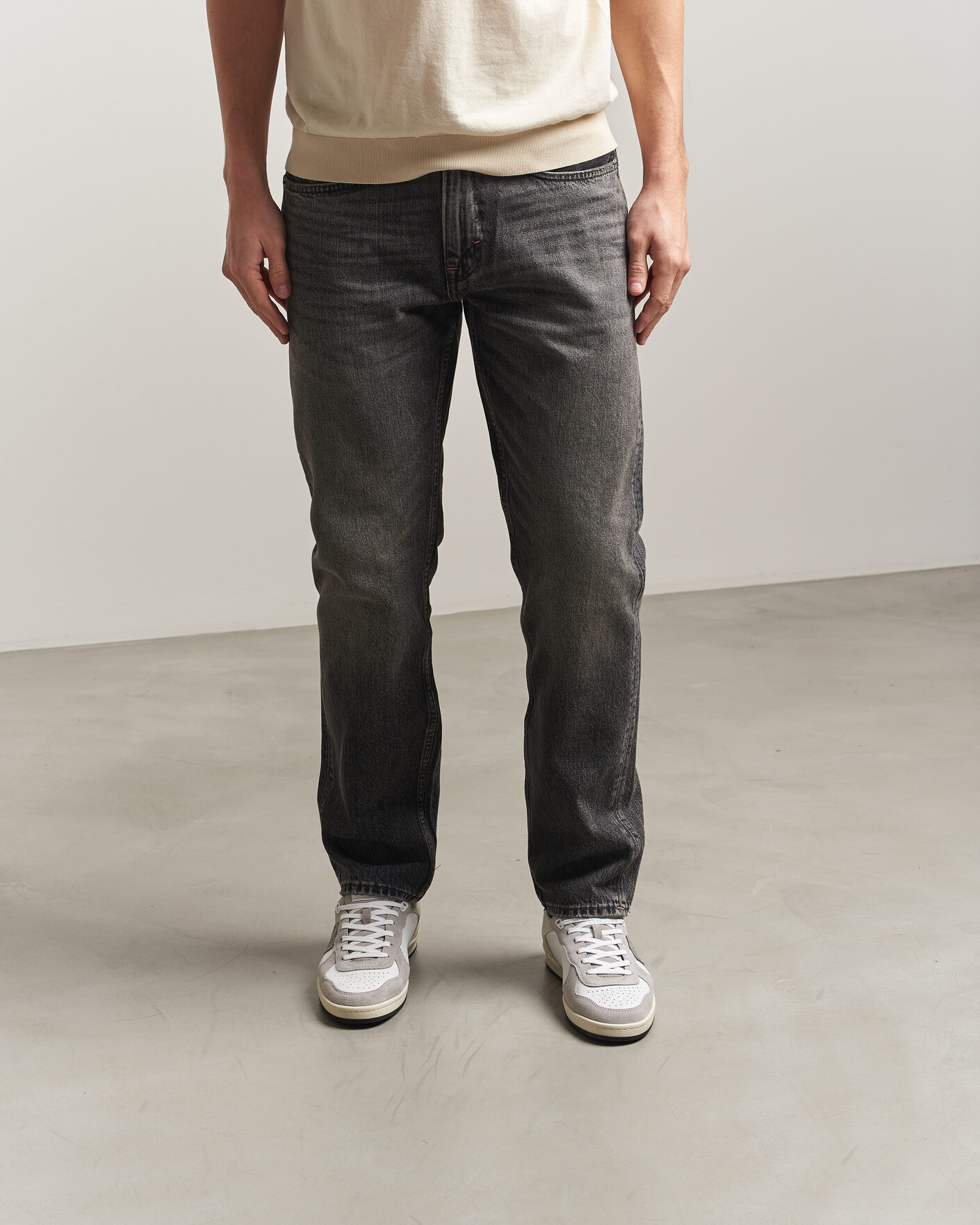 Herre | Sneakers | Philippe Model | Pgal Low Leather Sneaker Grey