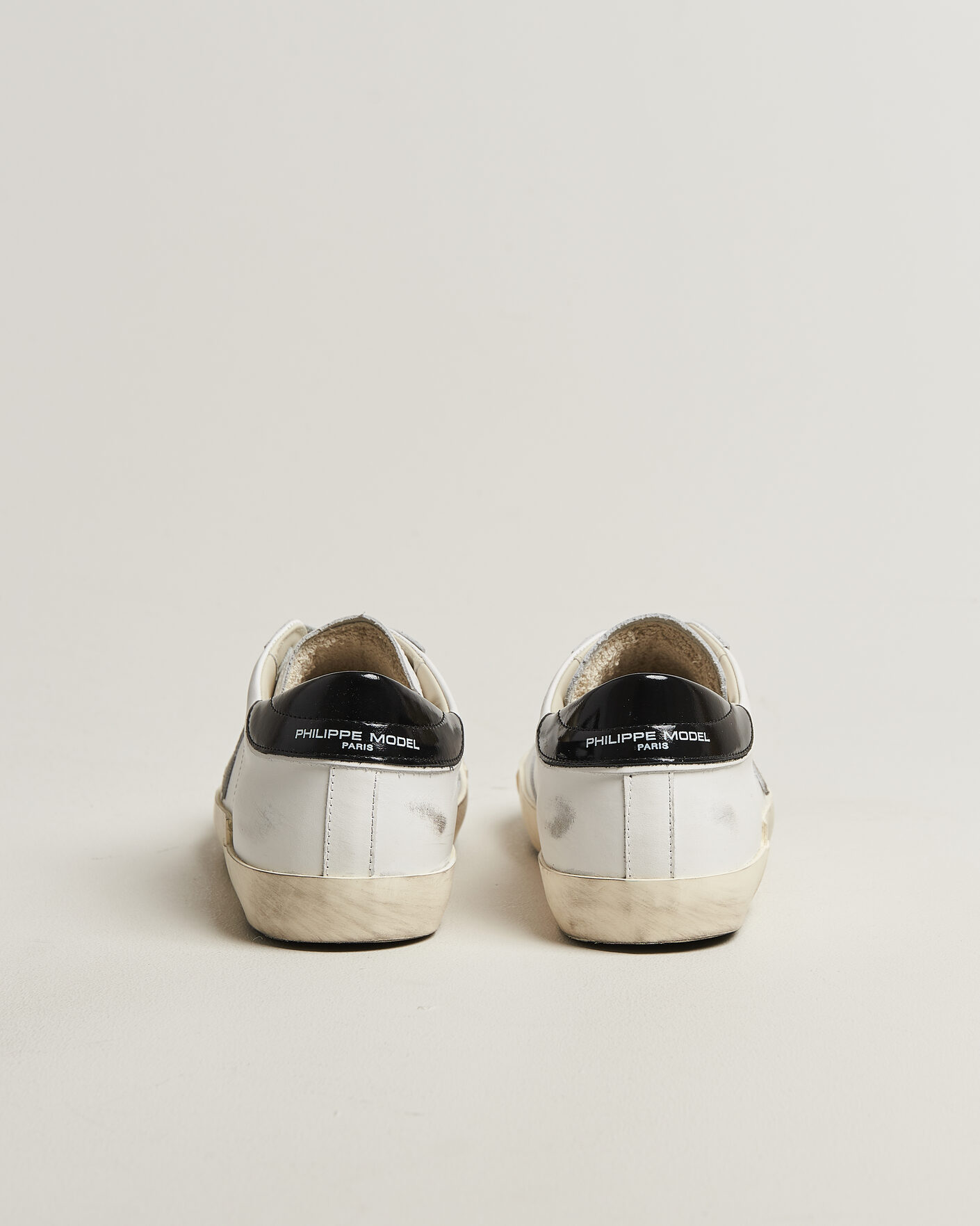 Herre | Sneakers | Philippe Model | PRSX Low Top Canvas Mix Sneaker White/Black