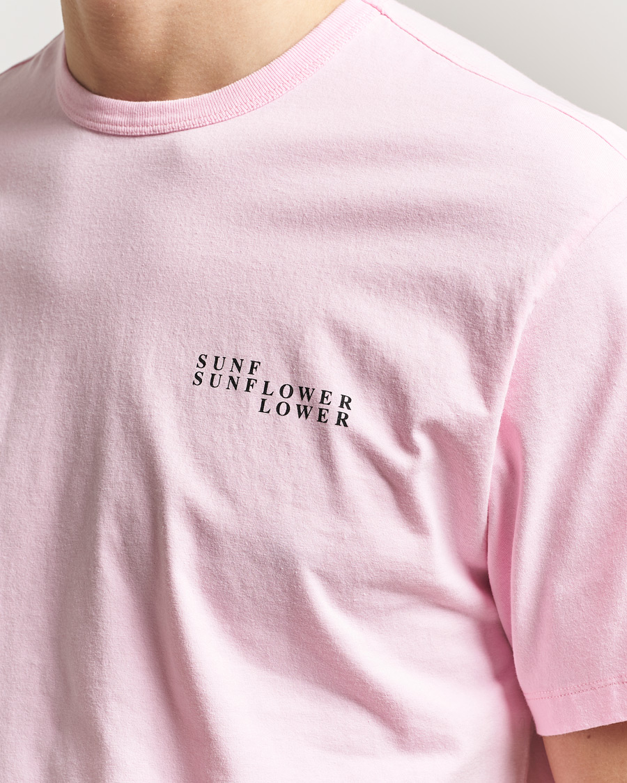Herre | T-Shirts | Sunflower | Logo T-Shirt Pink