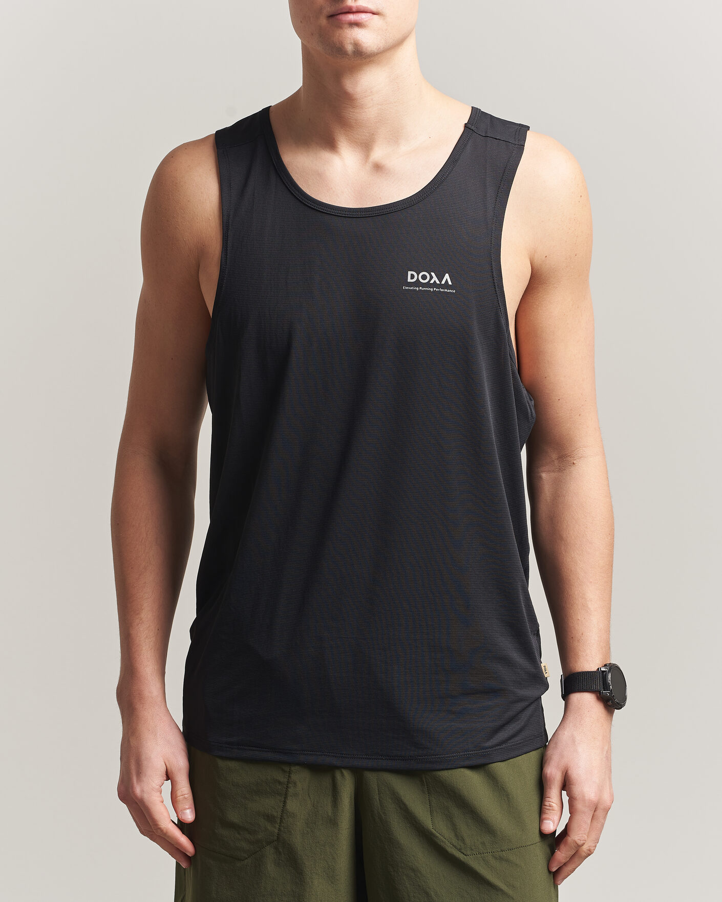 Herre | T-Shirts | DOXA | Rerun Singlet Black