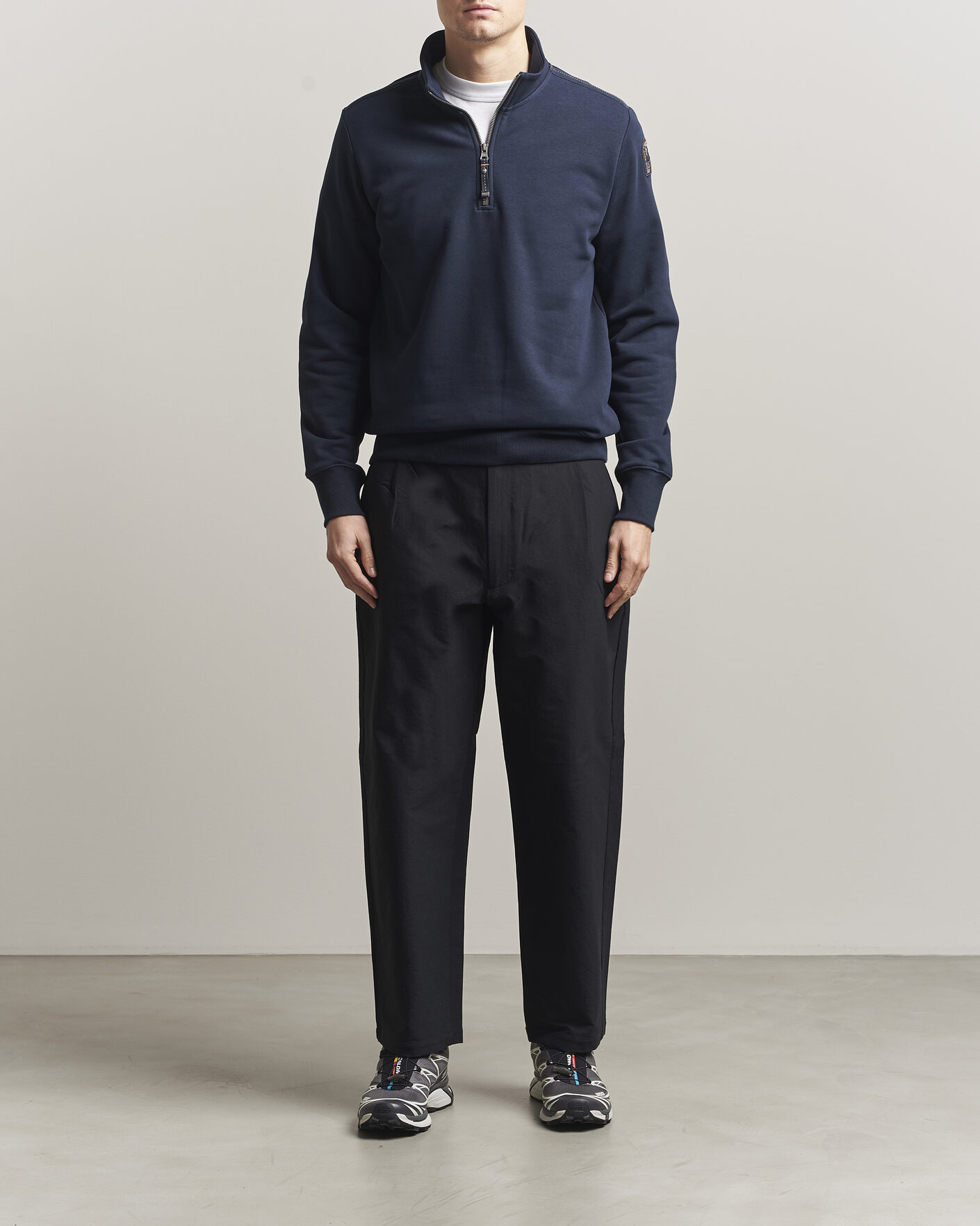 Herre | Trøjer | Parajumpers | Broad Peak Super Easy Half Zip Navy