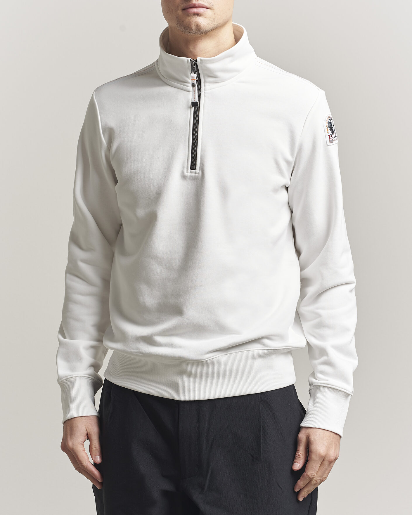 Herre | Trøjer | Parajumpers | Broad Peak Super Easy Half Zip White