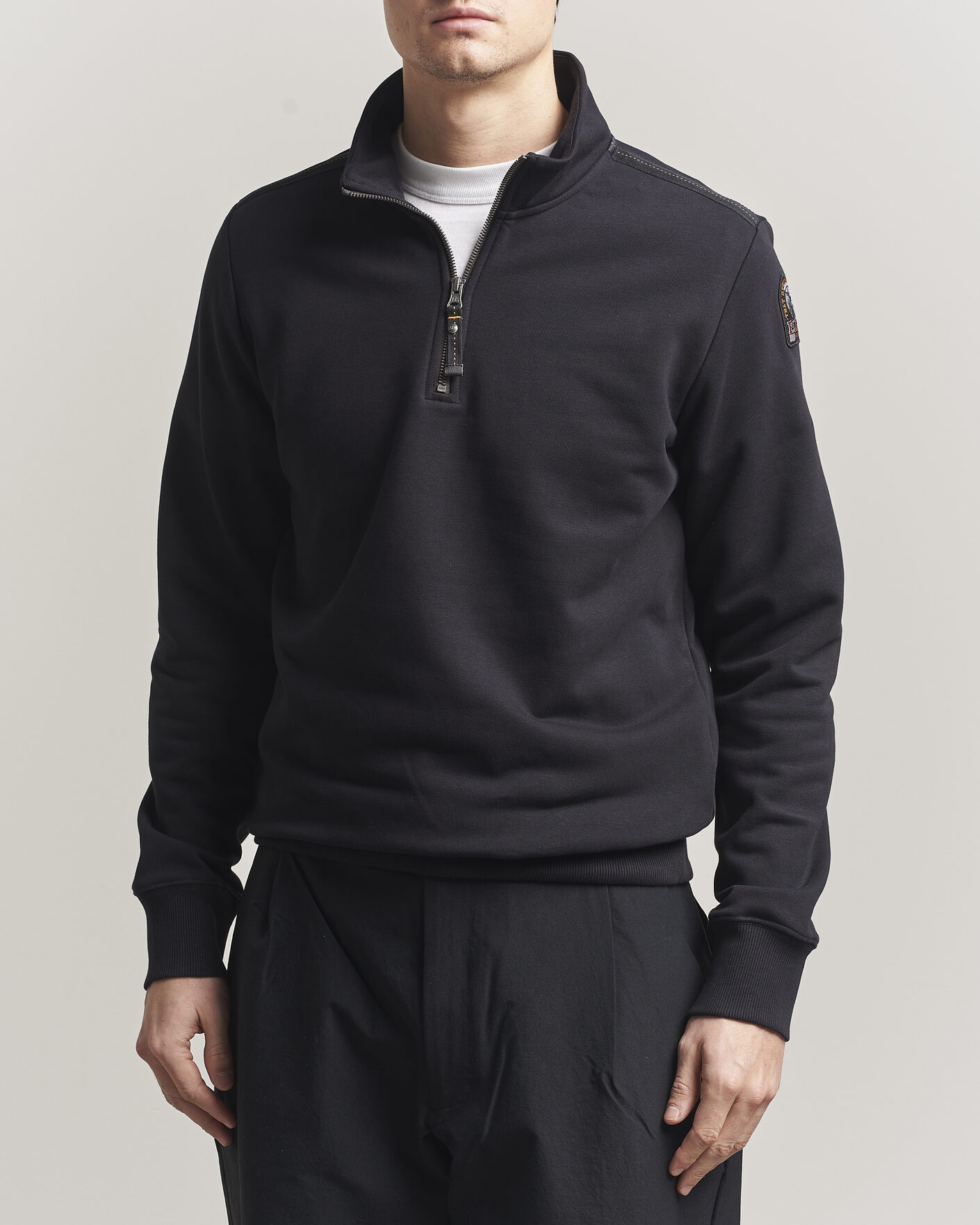 Herre | Trøjer | Parajumpers | Broad Peak Super Easy Half Zip Black