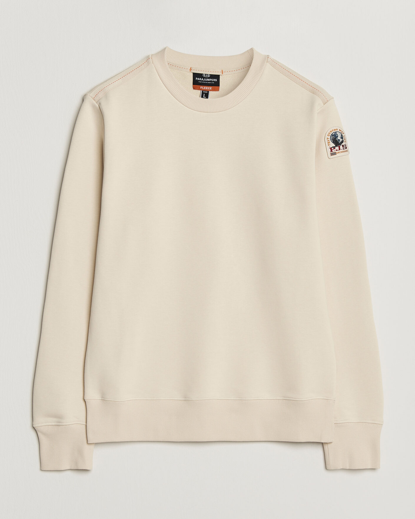 Herre | Trøjer | Parajumpers | K2 Super Easy Crew Neck Sweatshirt Bone