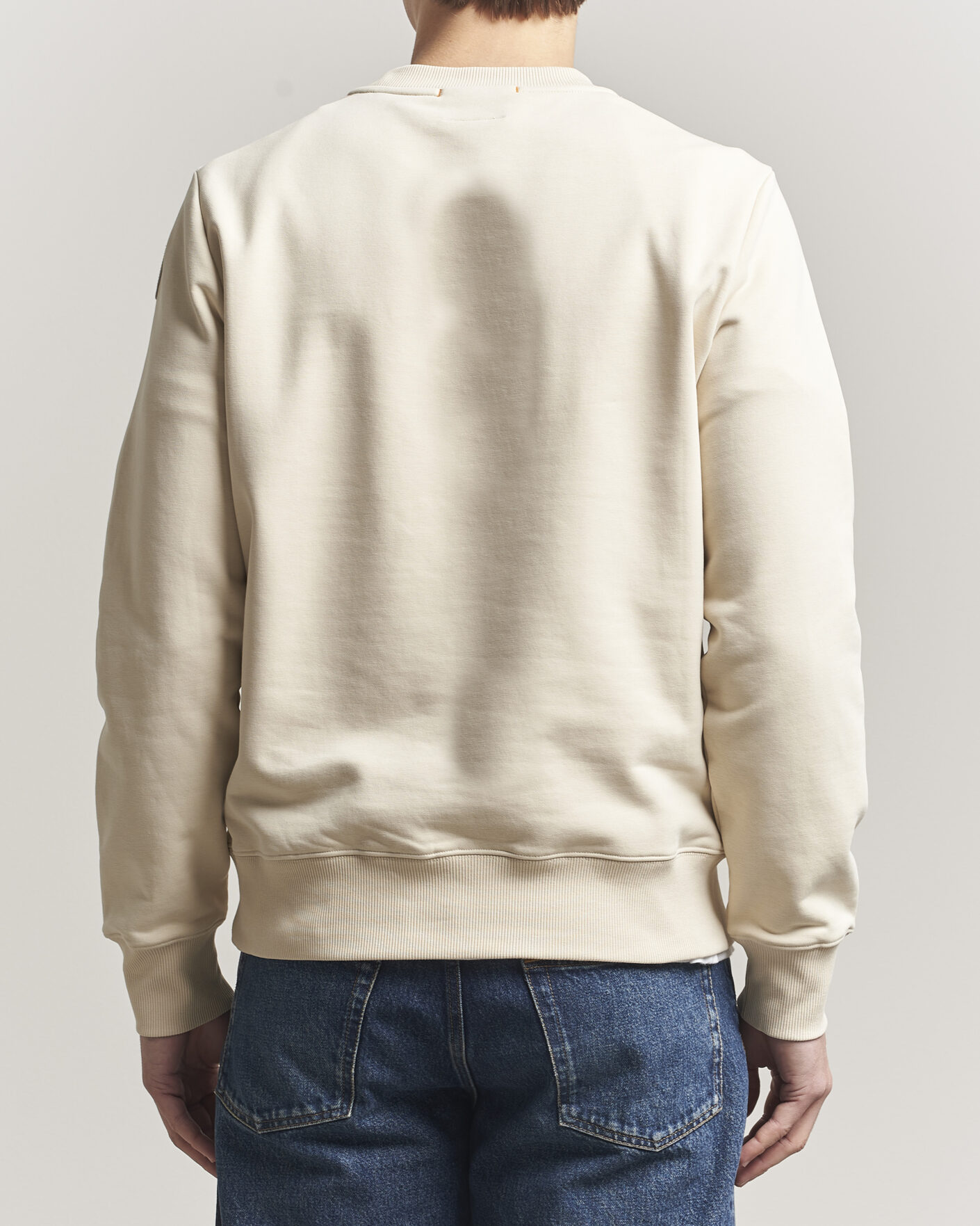 Herre | Trøjer | Parajumpers | K2 Super Easy Crew Neck Sweatshirt Bone