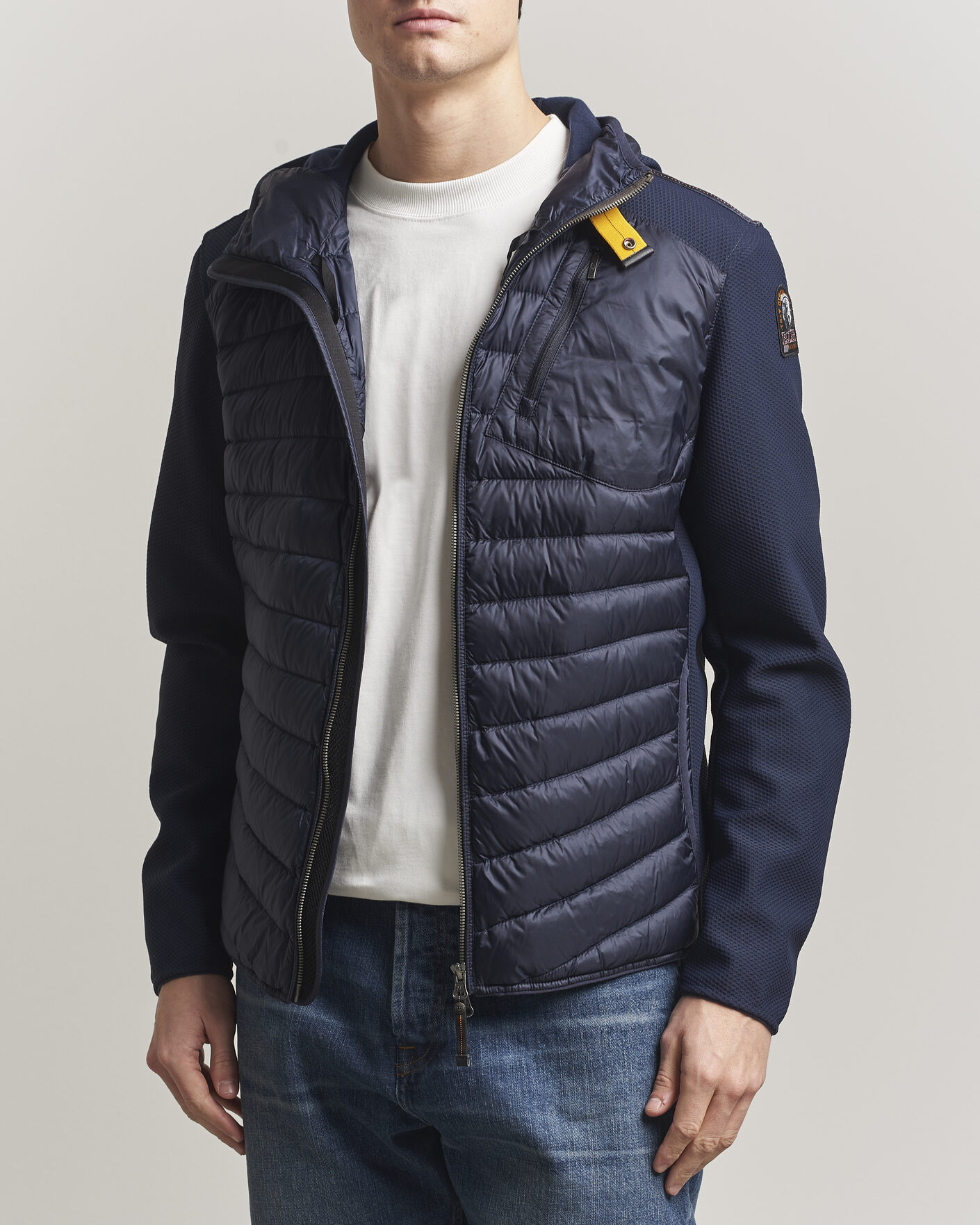 Herre | Jakker | Parajumpers | Nolan Mesh Hooded Hybrid Navy