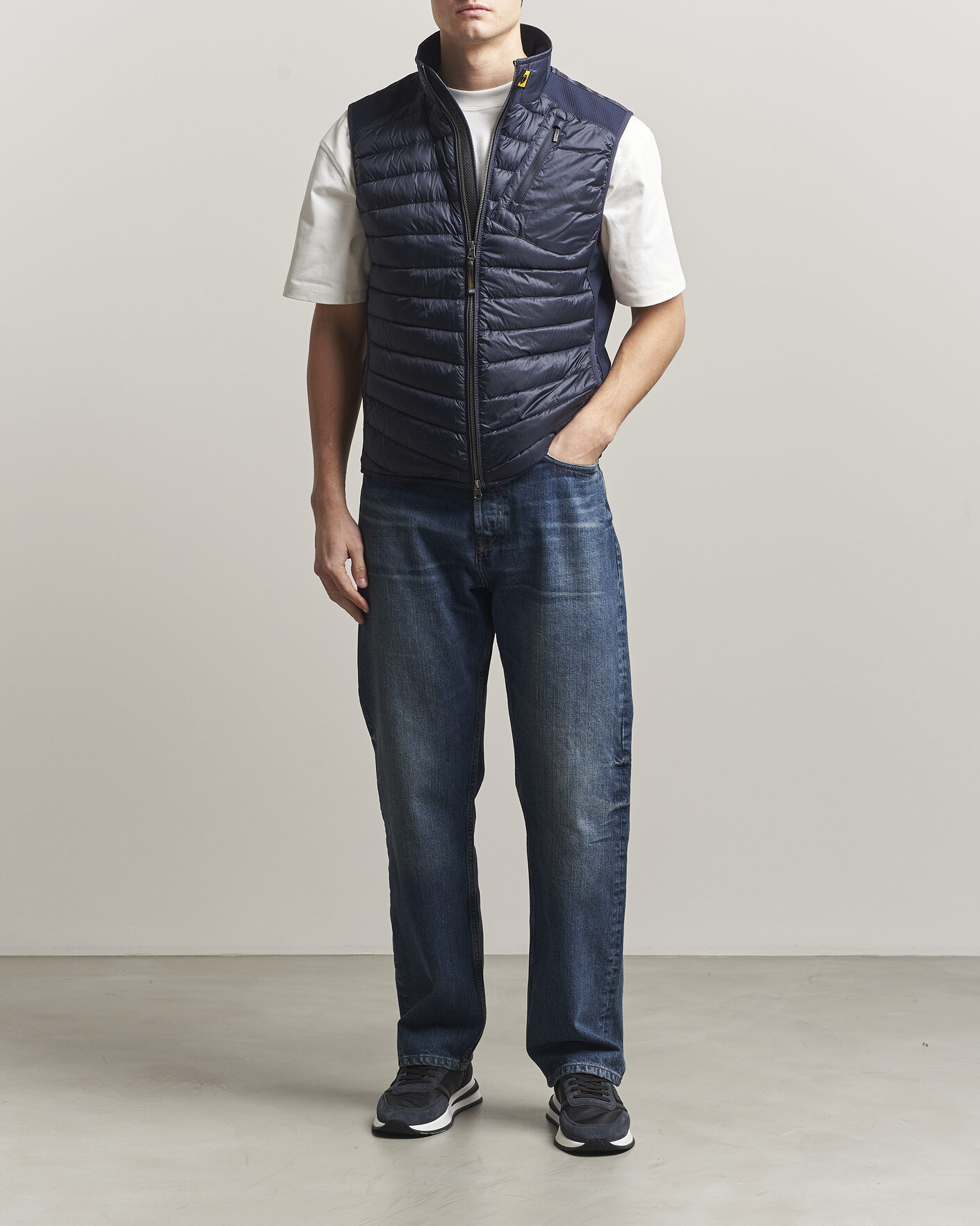 Herre | Veste | Parajumpers | Zavier Hybrid Vest Navy