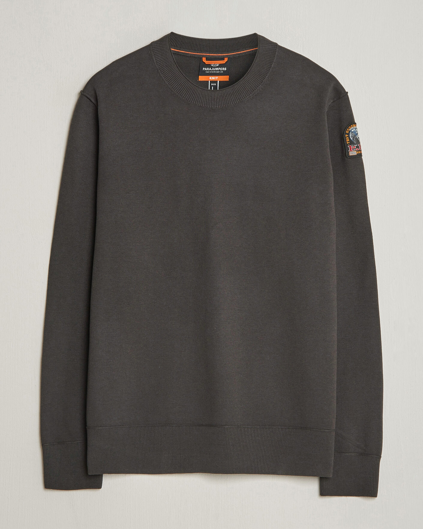 Herre | Trøjer | Parajumpers | Basic Braw Knitted Sweater Off Black