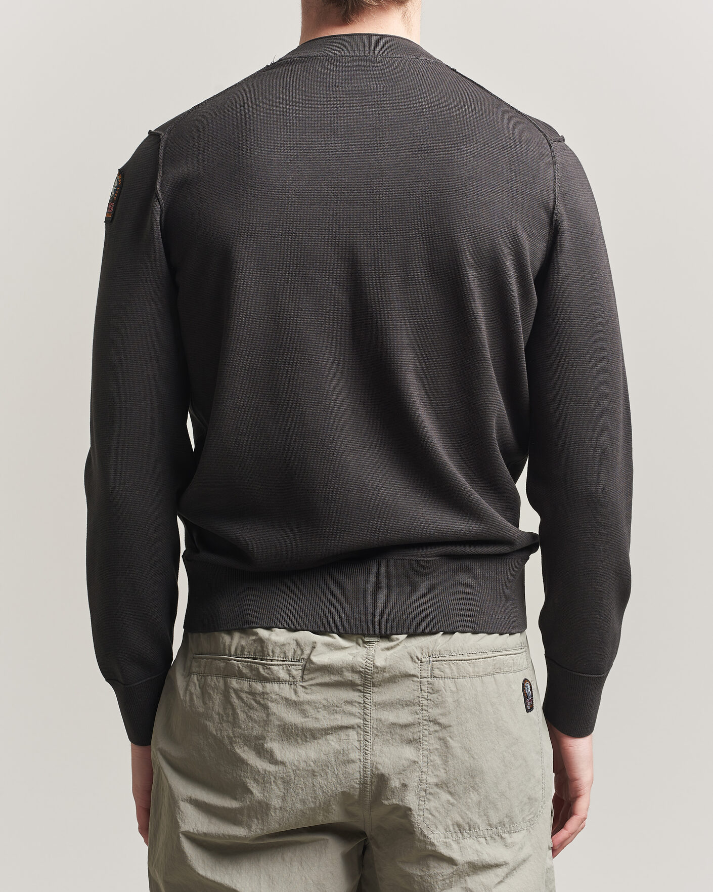 Herre | Trøjer | Parajumpers | Basic Braw Knitted Sweater Off Black