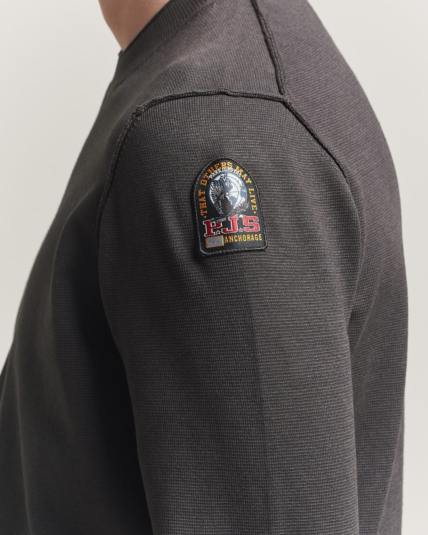 Herre | Trøjer | Parajumpers | Basic Braw Knitted Sweater Off Black